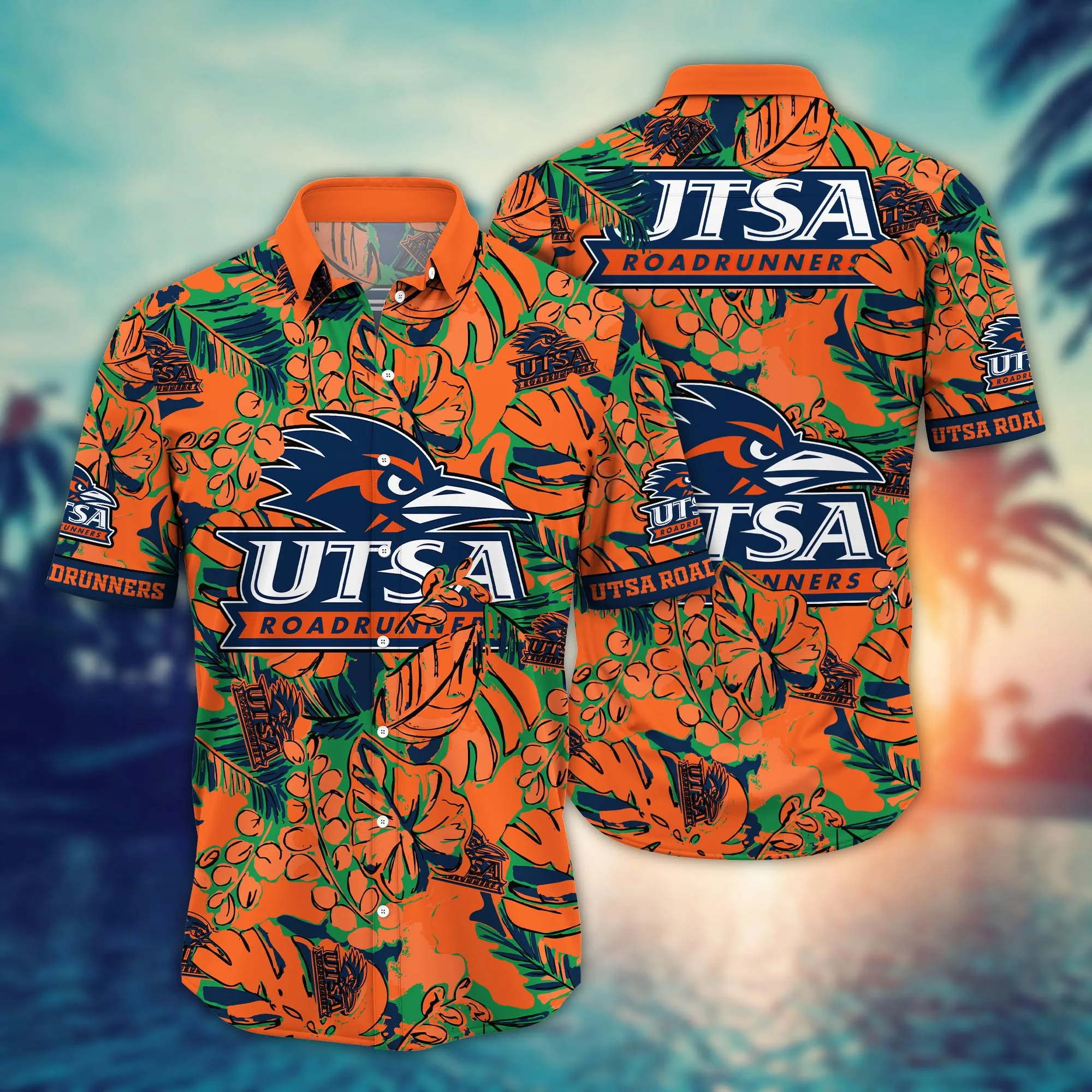Utsa Roadrunners NCAA Hawaiian Shirt Daylight Aloha Shirt Utsa Roadrunners NCAA Hawaiian Shirt Daylight Aloha Shirt