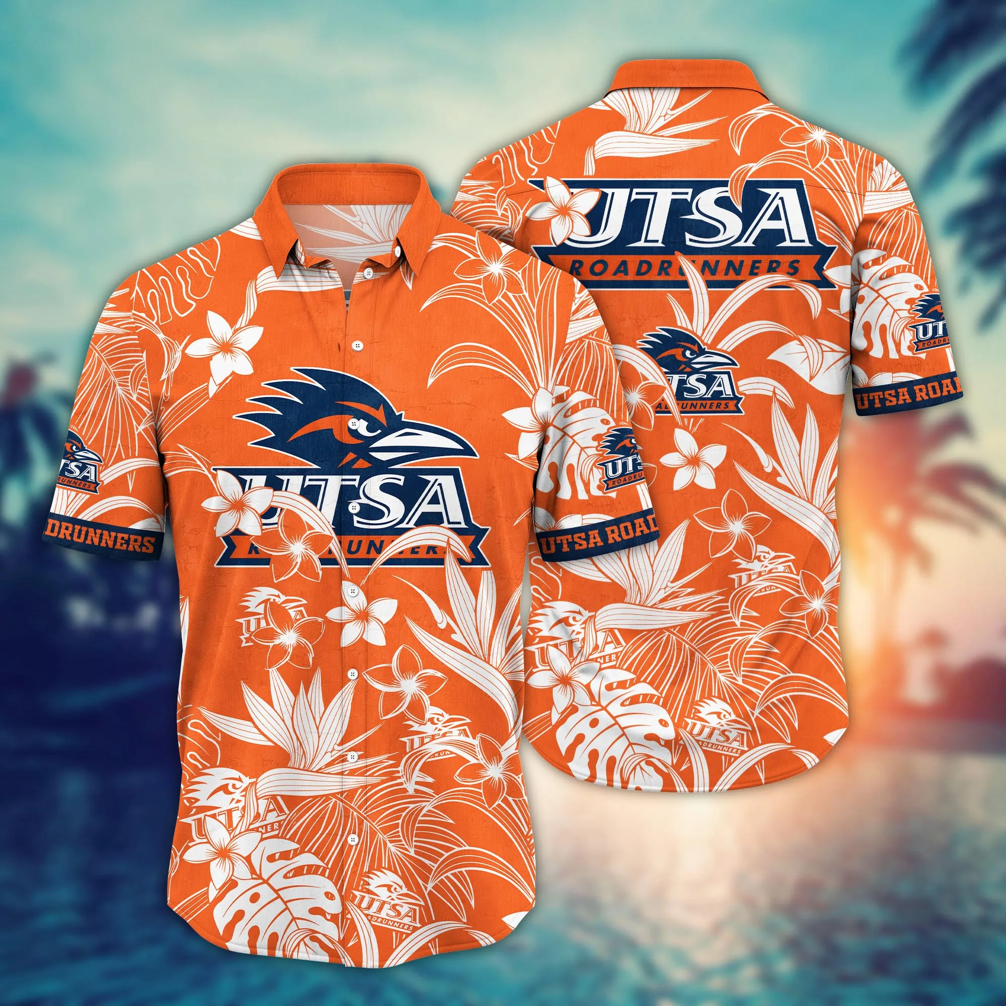 Utsa Roadrunners NCAA Hawaiian Shirt Evening Strolls Aloha Shirt Utsa Roadrunners NCAA Hawaiian Shirt Evening Strolls Aloha Shirt