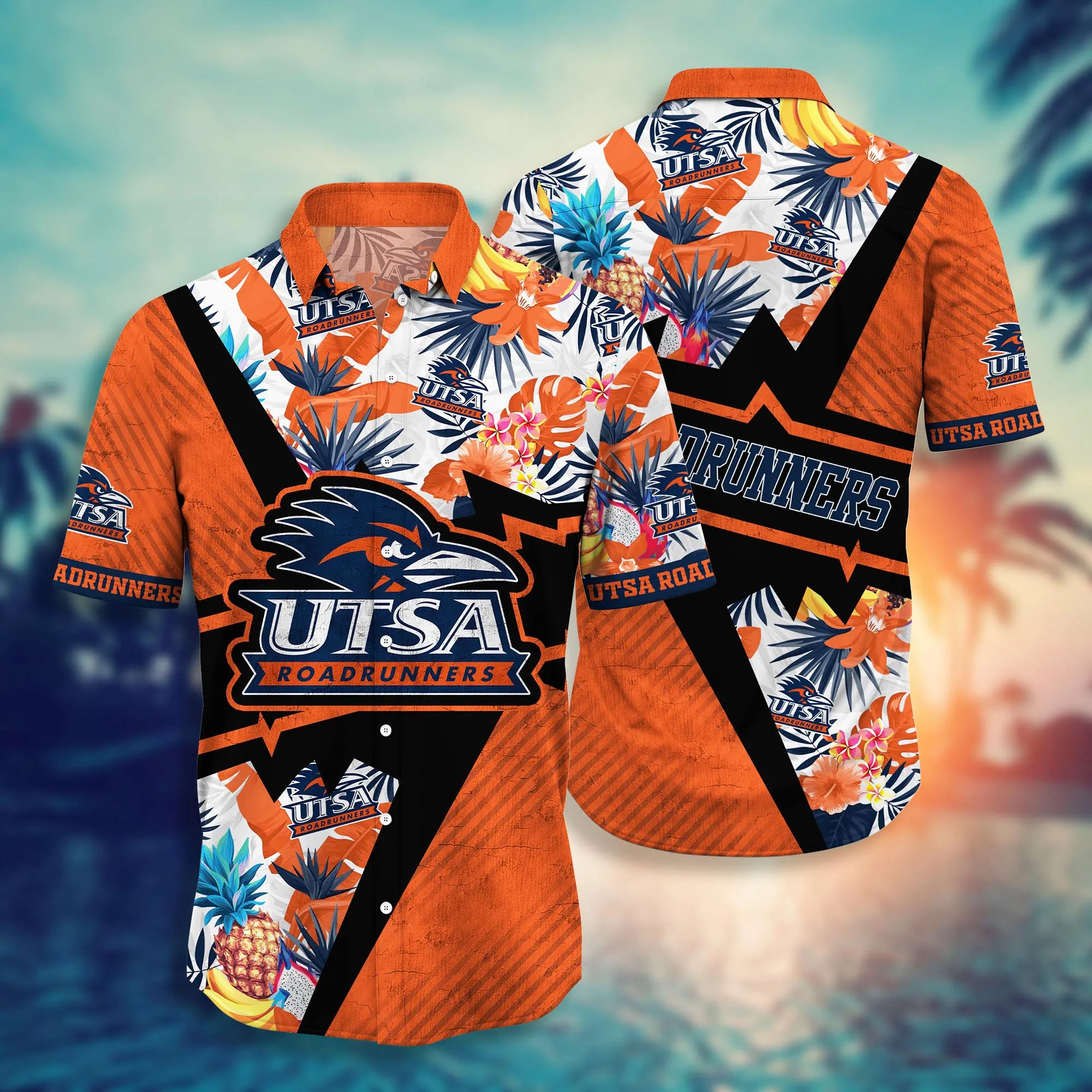 Utsa Roadrunners NCAA Hawaiian Shirt Summertime Aloha Shirt Utsa Roadrunners NCAA Hawaiian Shirt Summertime Aloha Shirt