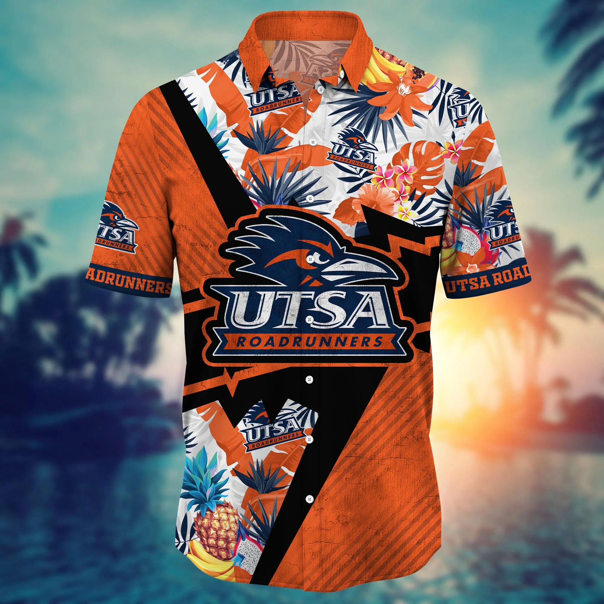 Utsa Roadrunners NCAA Hawaiian Shirt Summertime Aloha Shirt