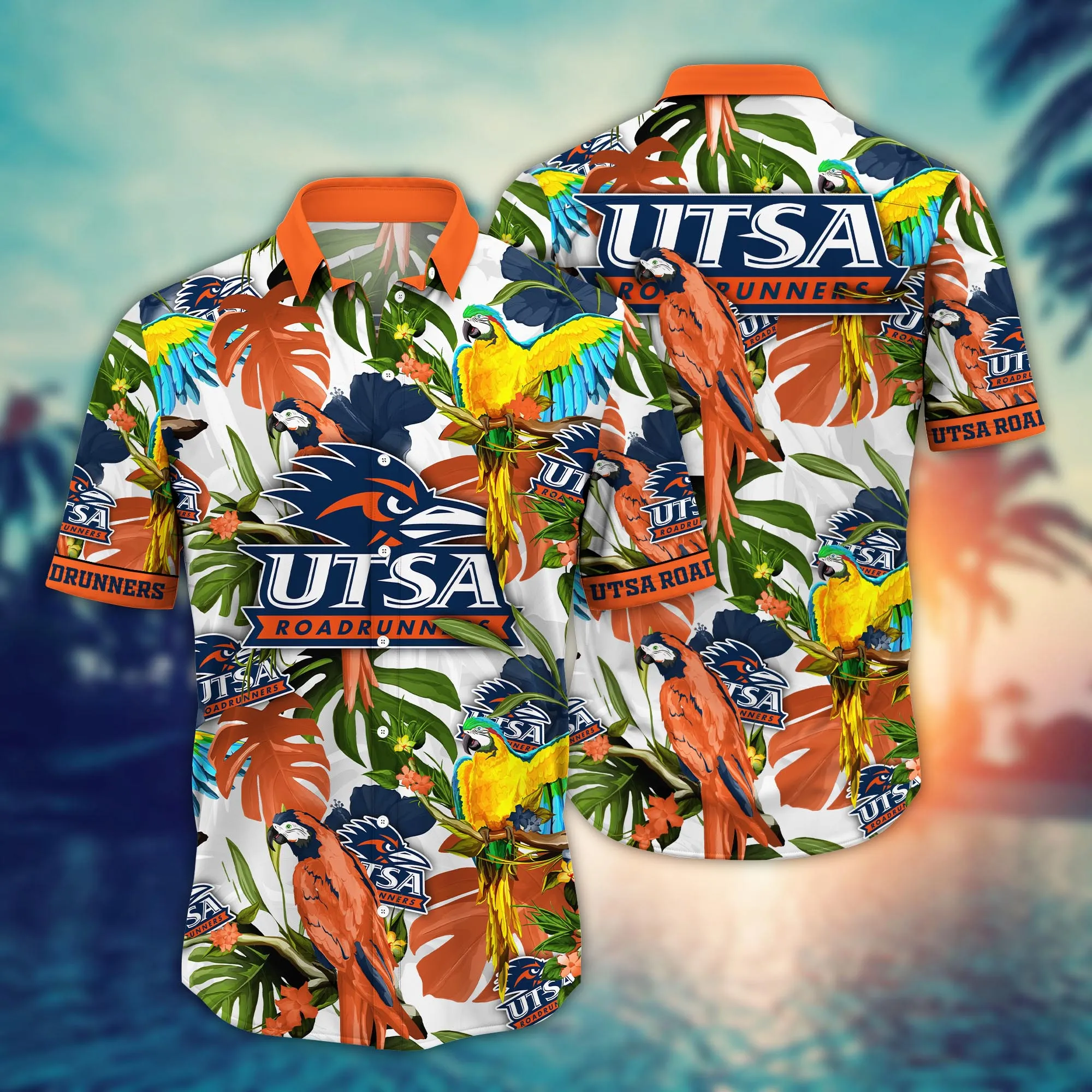 Utsa Roadrunners NCAA Hawaiian Shirt Sun Dressestime Aloha Shirt Utsa Roadrunners NCAA Hawaiian Shirt Sun Dressestime Aloha Shirt