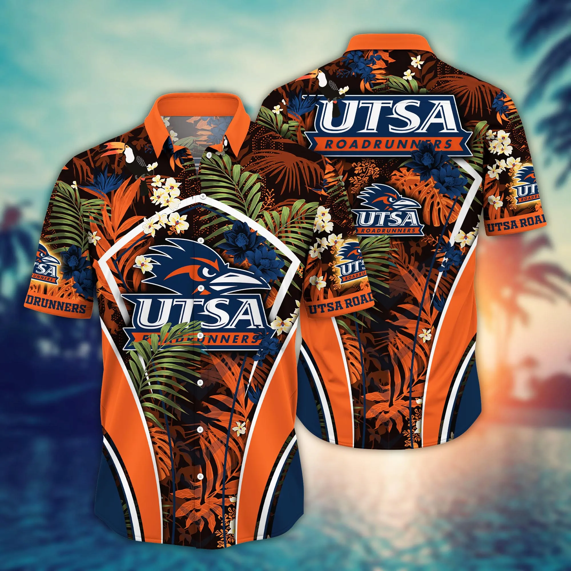 Utsa Roadrunners NCAA Hawaiian Shirt Sunglasses Aloha Shirt
