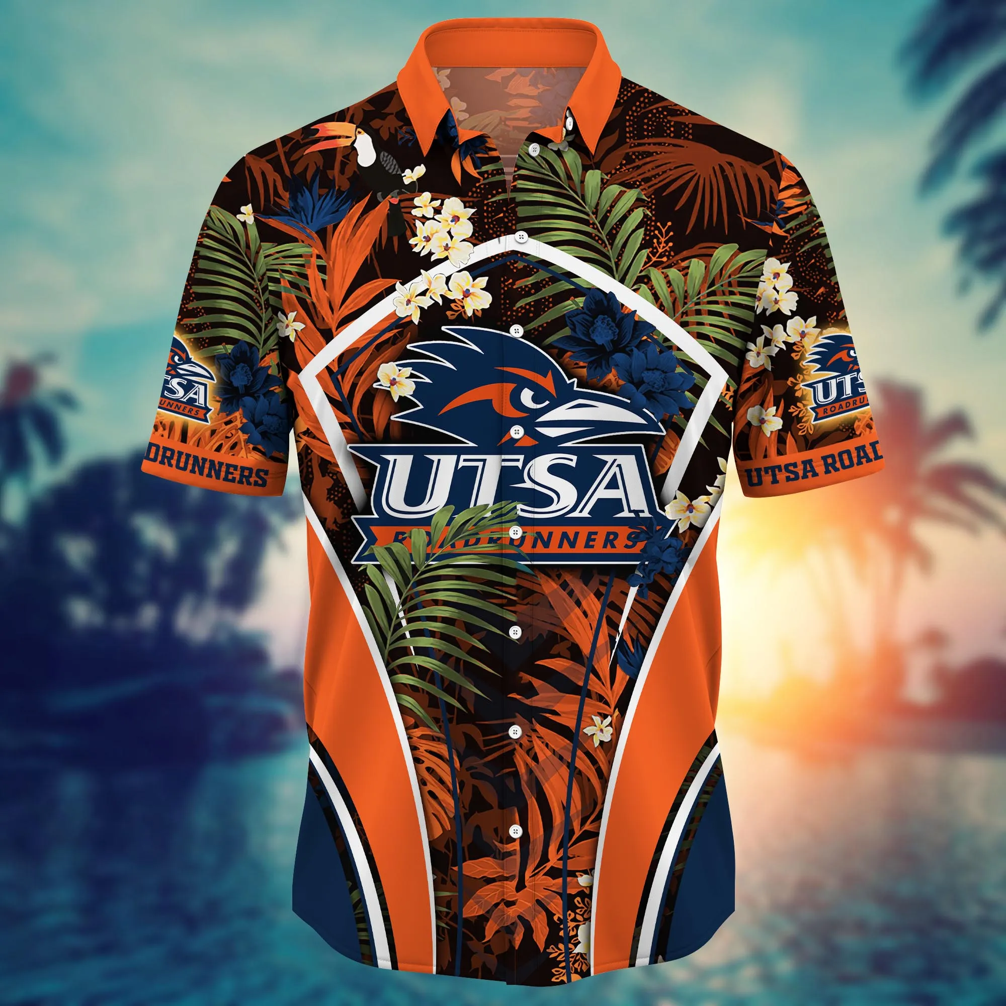 Utsa Roadrunners NCAA Hawaiian Shirt Sunglasses Aloha Shirt