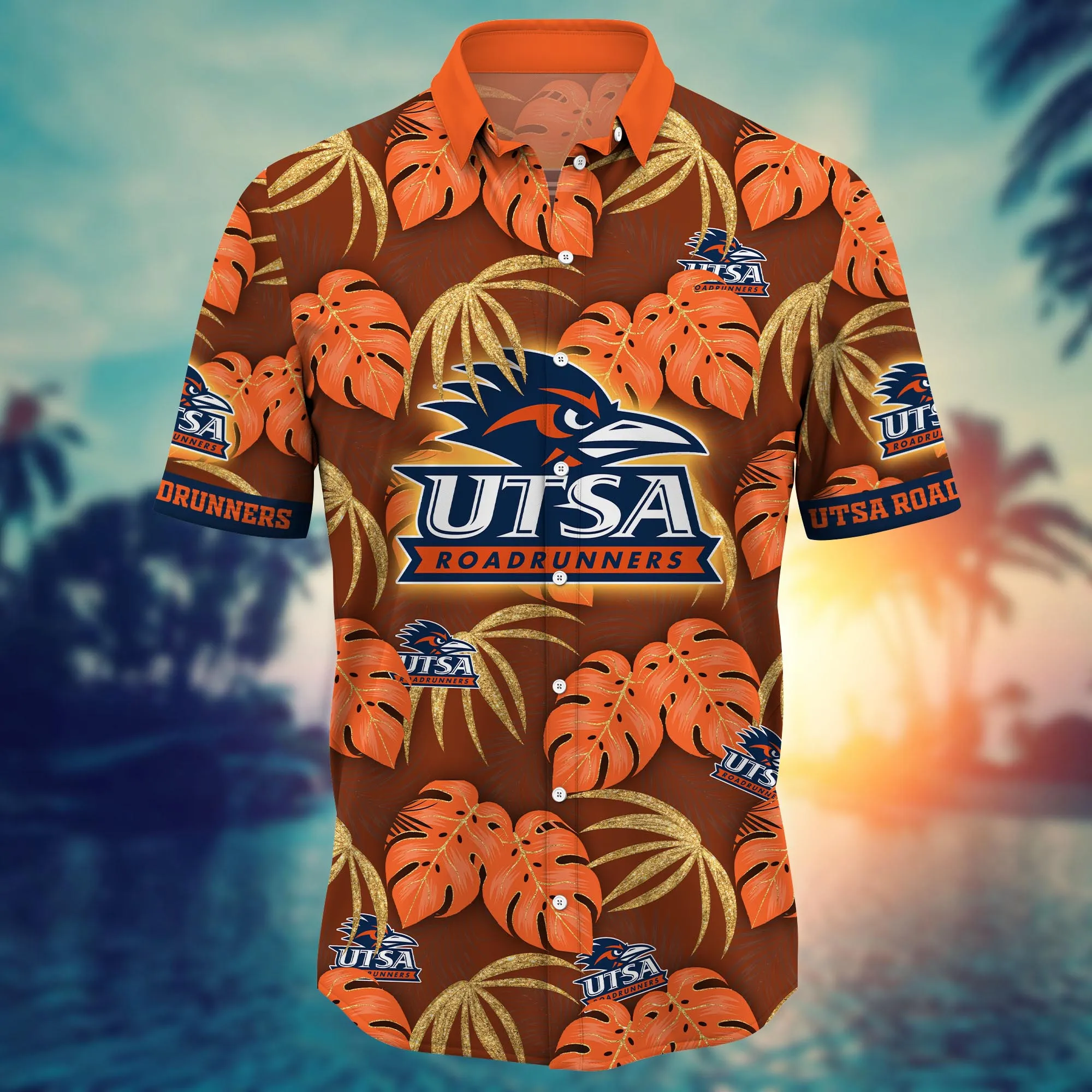 Utsa Roadrunners NCAA Hawaiian Shirt Vacation Time Aloha Shirt