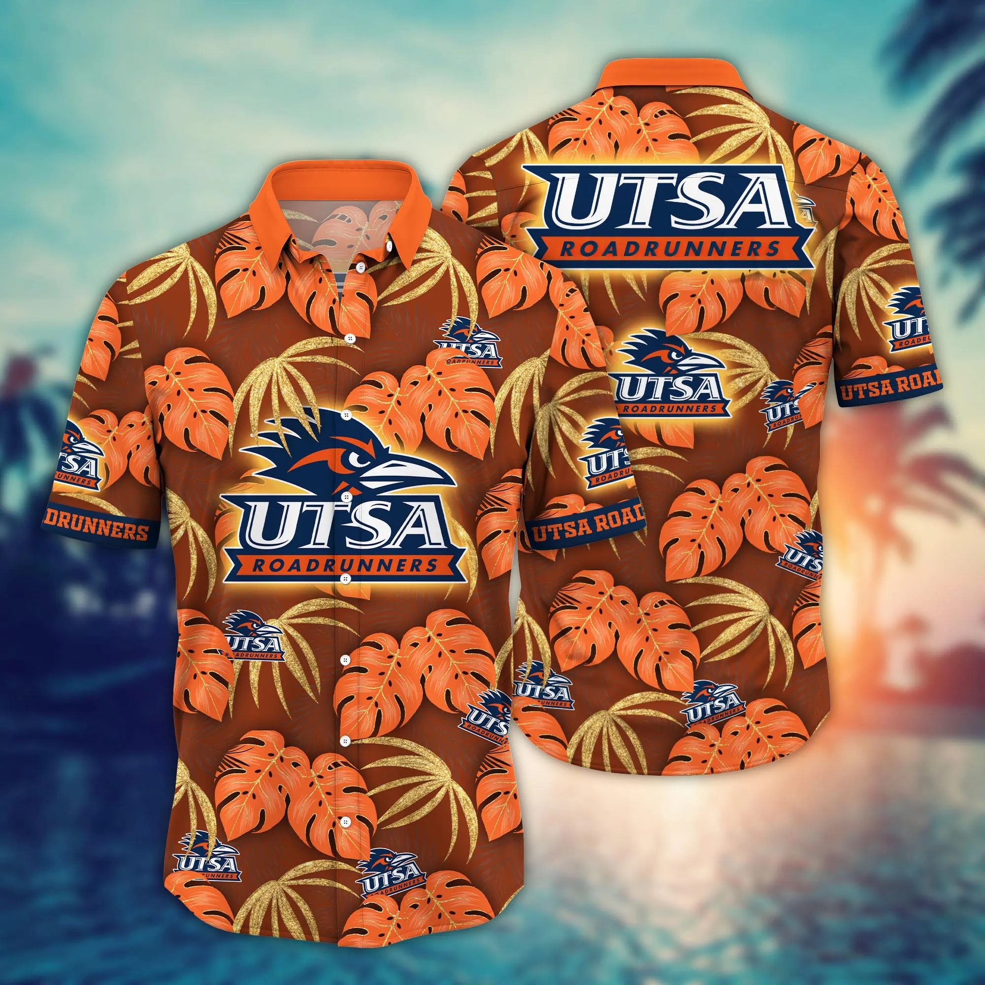 Utsa Roadrunners NCAA Hawaiian Shirt Vacation Time Aloha Shirt Utsa Roadrunners NCAA Hawaiian Shirt Vacation Time Aloha Shirt