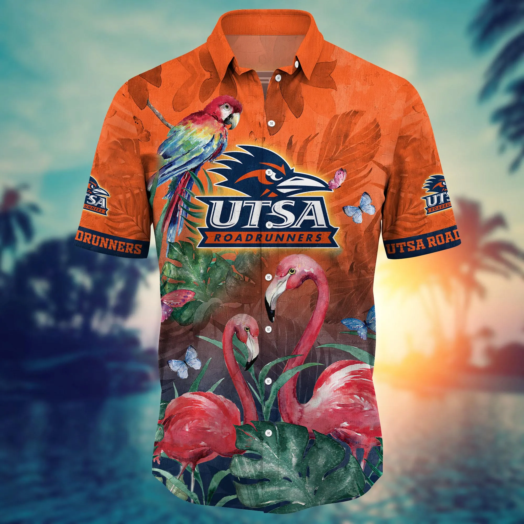 Utsa Roadrunners NCAA Hawaiian Shirt Water Sports Aloha Shirt