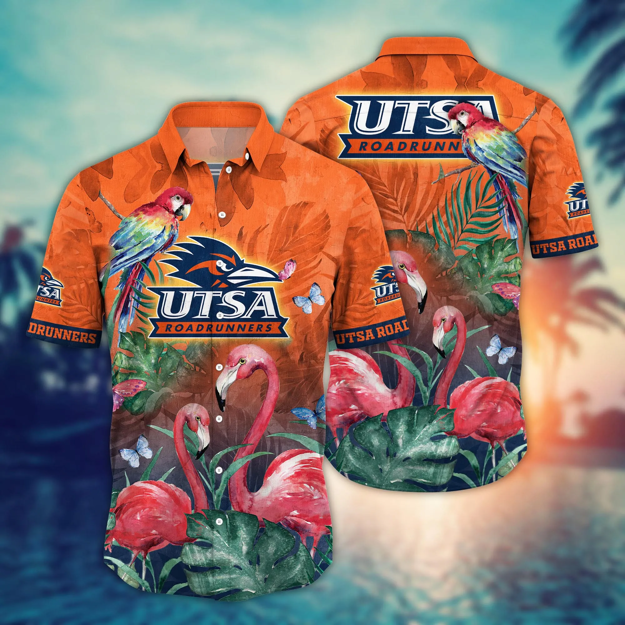 Utsa Roadrunners NCAA Hawaiian Shirt Water Sports Aloha Shirt Utsa Roadrunners NCAA Hawaiian Shirt Water Sports Aloha Shirt