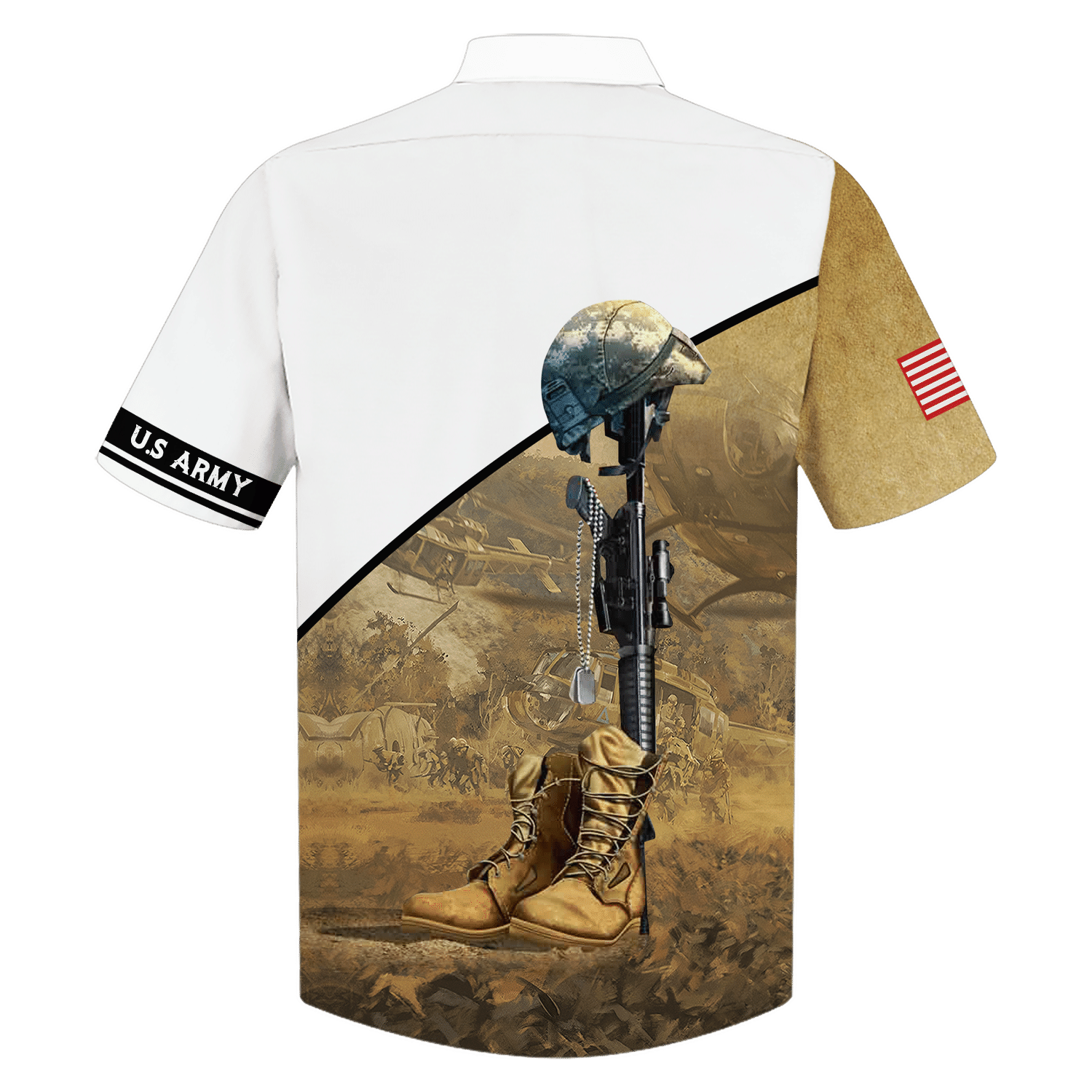 Valor and Tribute Hawaiian Shirt – Us Army Honor The Fallen