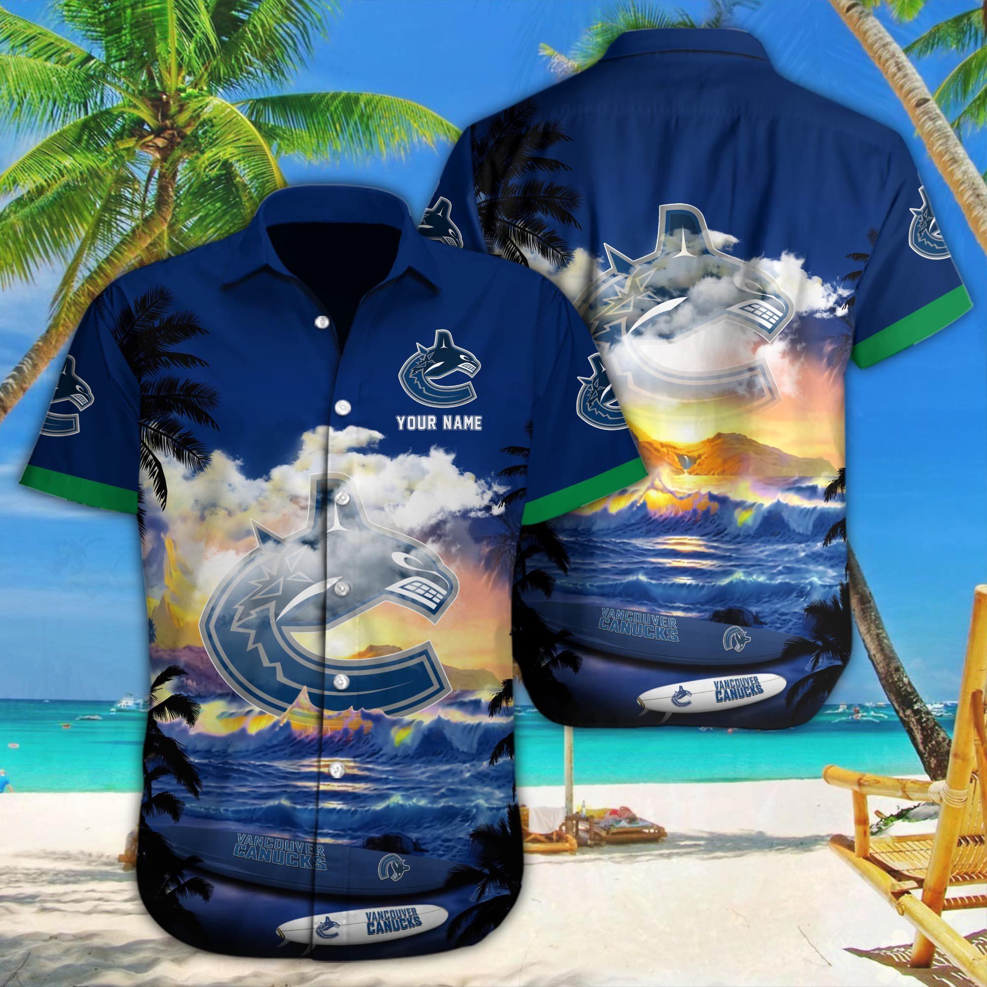 Vancouver Canucks Mystique Reverberates in Hawaiian Outfit