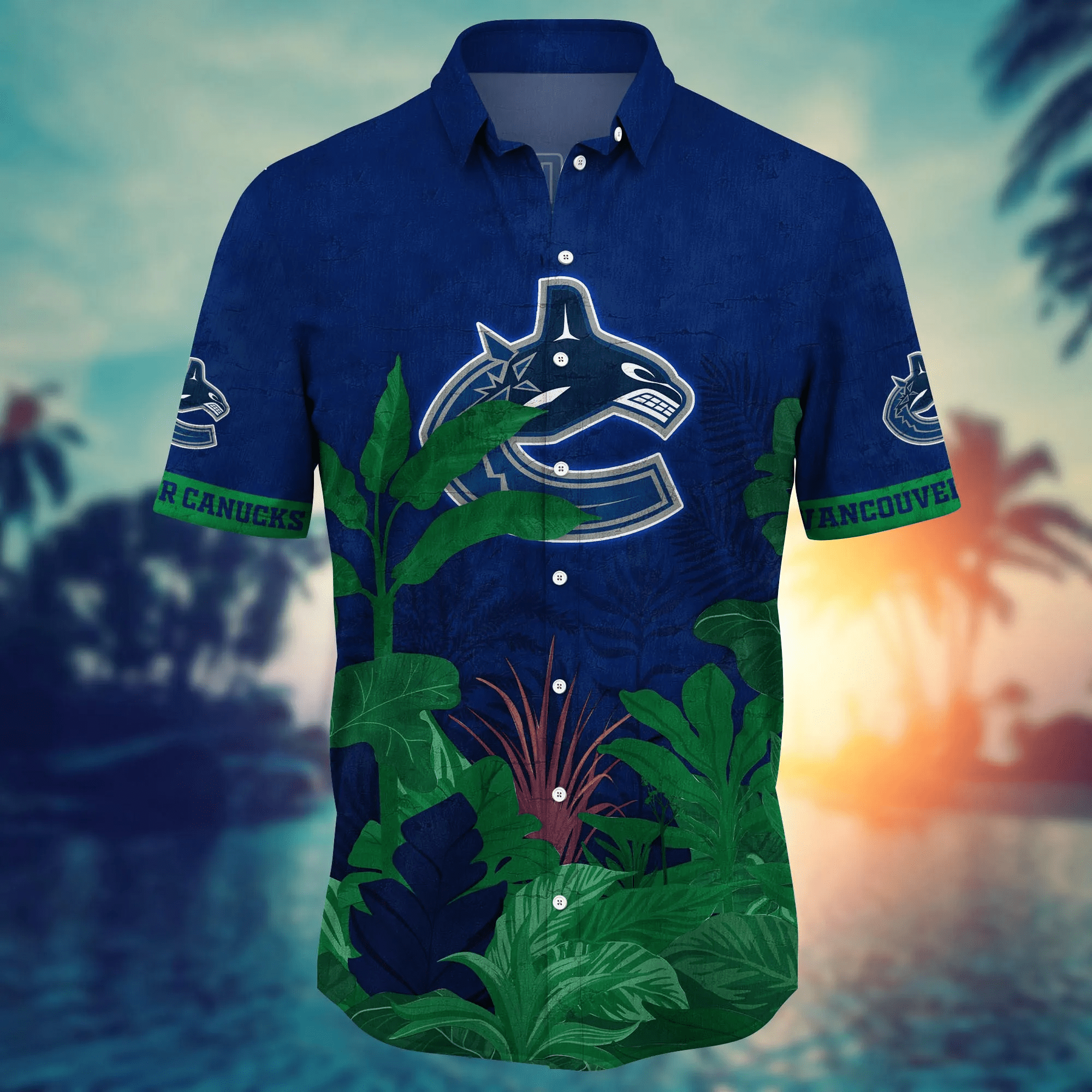 Vancouver Canucks NHL Hawaiian Shirt Sea Breeze Aloha Shirt