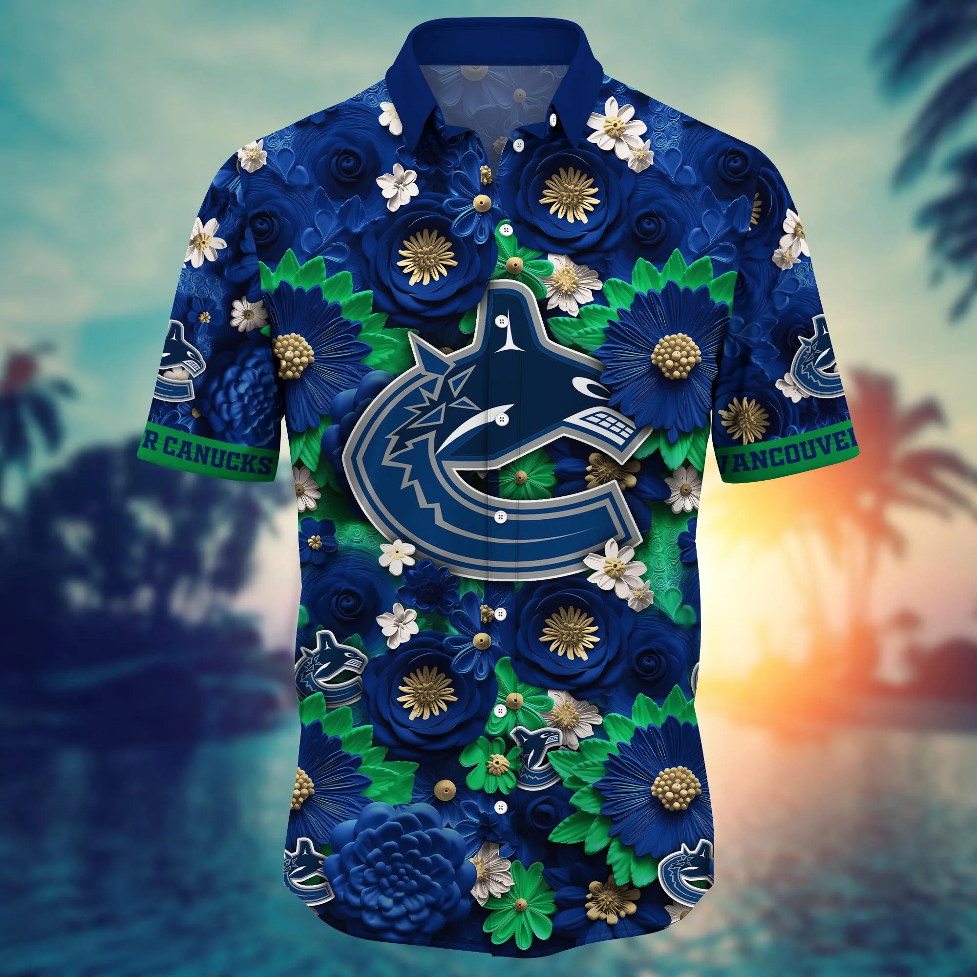 Vancouver Canucks NHL Hawaiian Shirt Trending For This Summer Customize Shirt Any Team