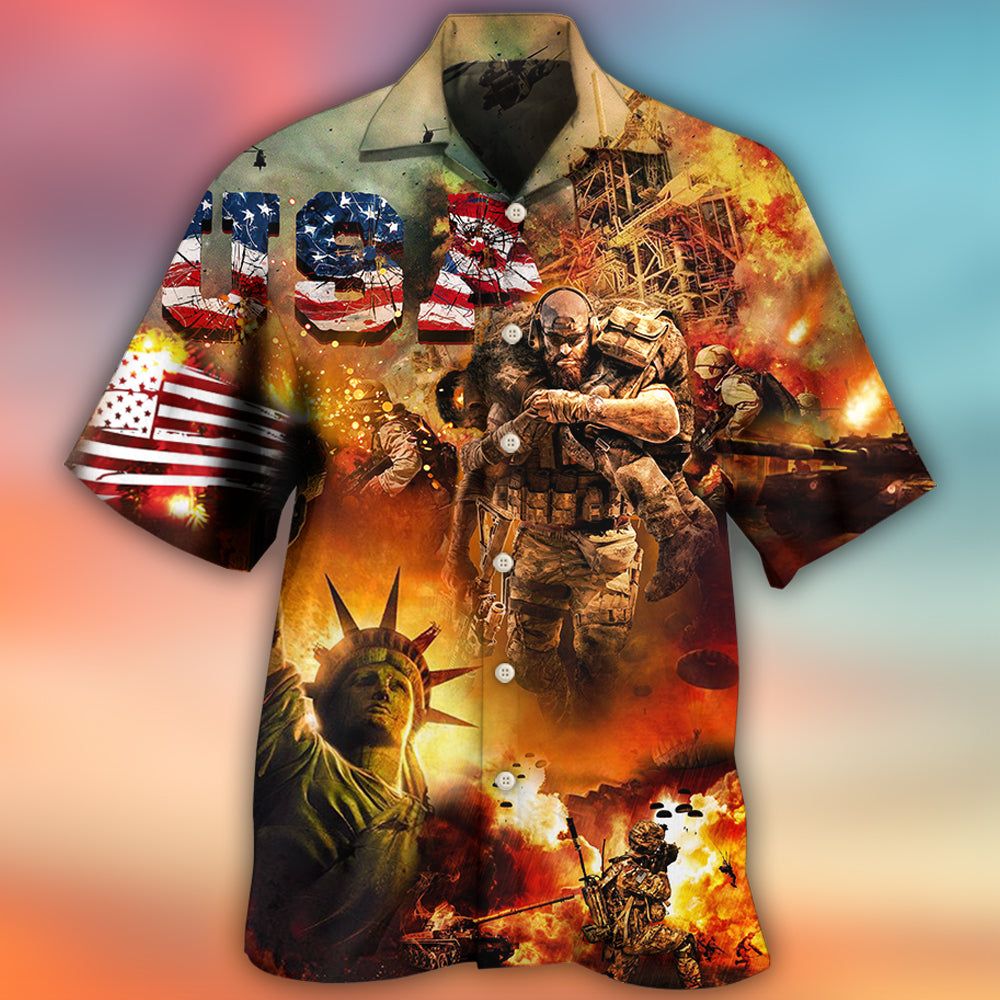 Veteran America Independence Day Veteran Usa – Hawaiian Shirt