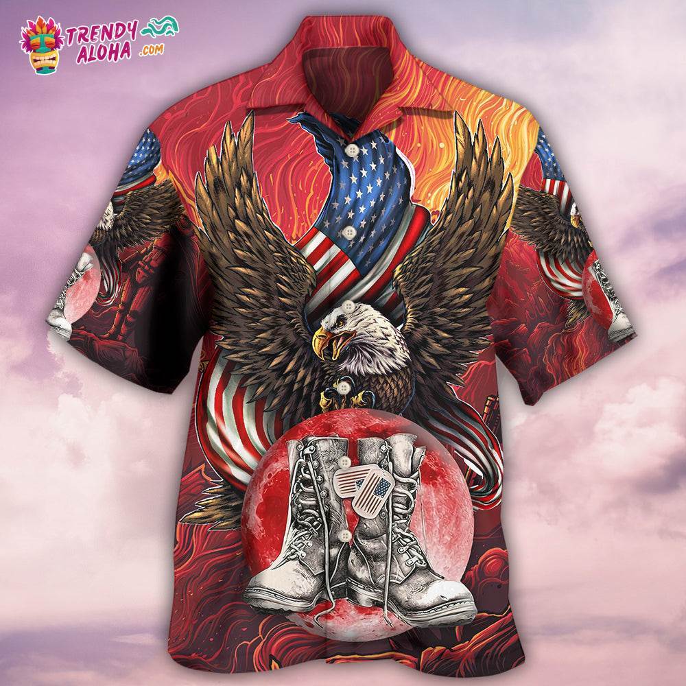 Veteran Boots Never Underestimate Hawaiian Shirt – Trendy Aloha