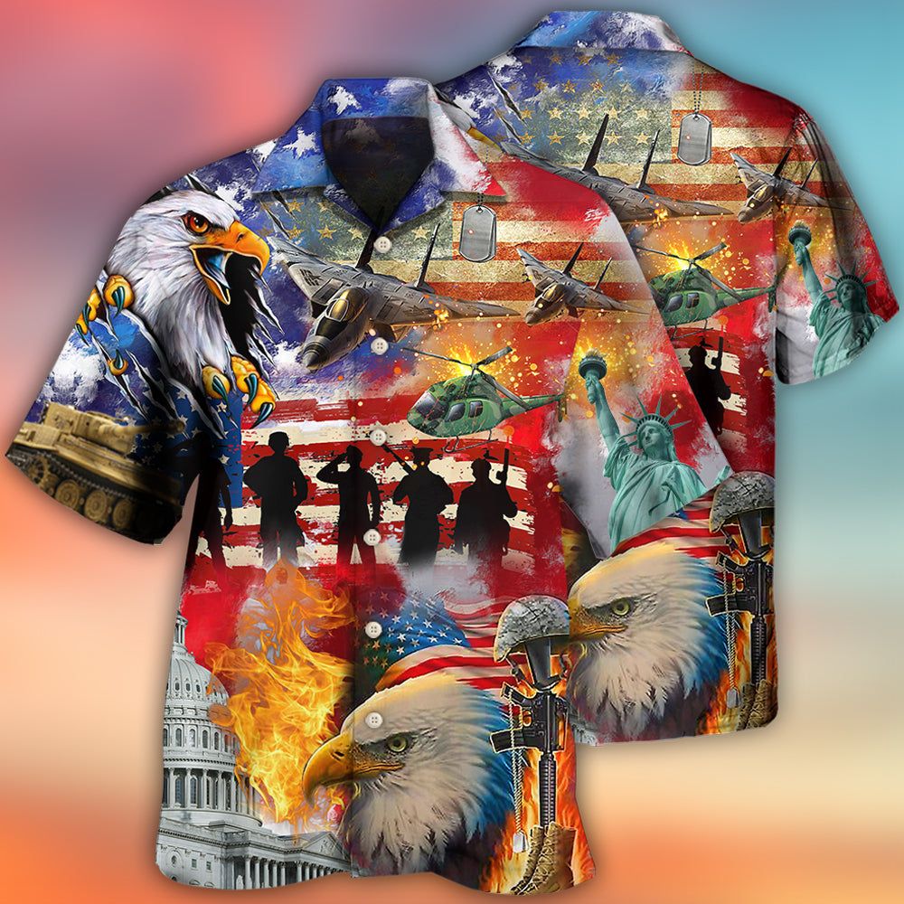 Veteran Independence Day American – Hawaiian Shirt