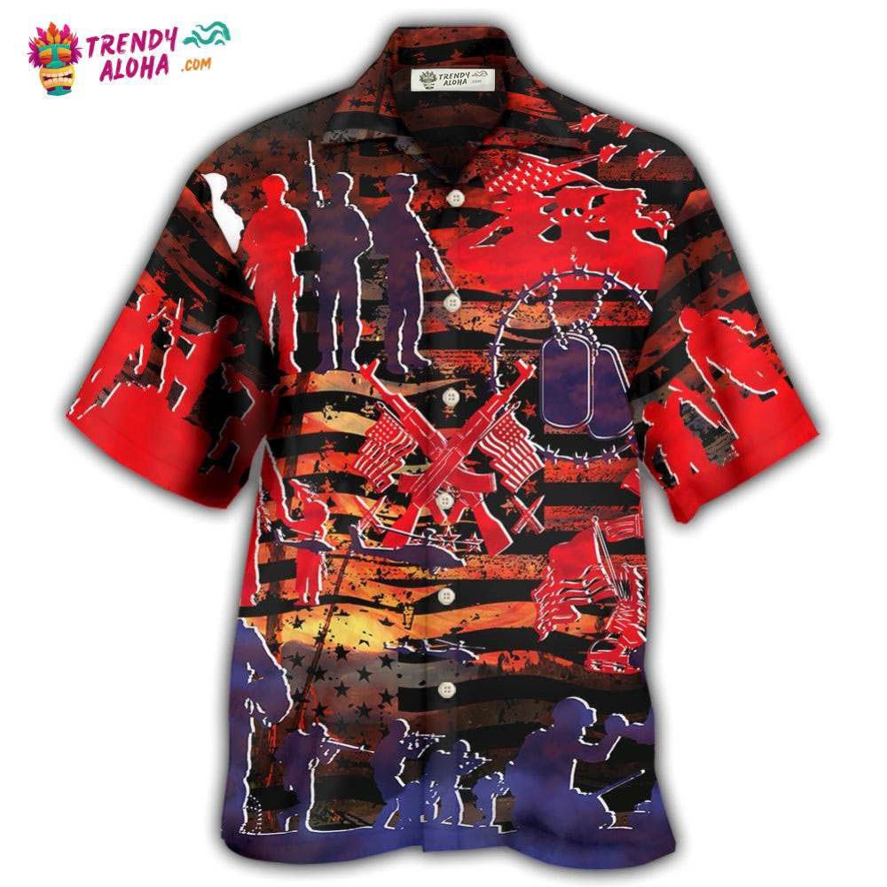 Veteran Independence Day Fought For Our Democracy Hawaiian Shirt – Trendy Aloha Veteran Independence Day Fought For Our Democracy Hawaiian Shirt – Trendy Aloha