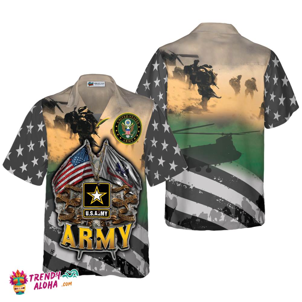Veteran Proudly Served The Us Army Hawaiian Shirt Veteran Proudly Served The Us Army Hawaiian Shirt