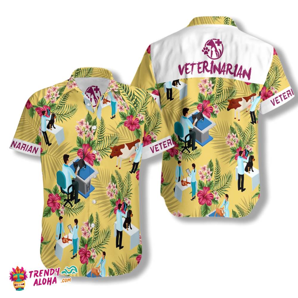 Veterinarian Hawaiian Shirt Veterinarian Hawaiian Shirt