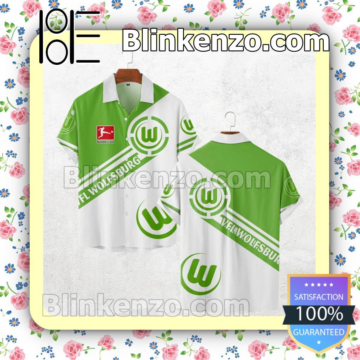 Vfl Wolfsburg Bundesliga Trendy Hawaiian Shirt Aloha Shirt
