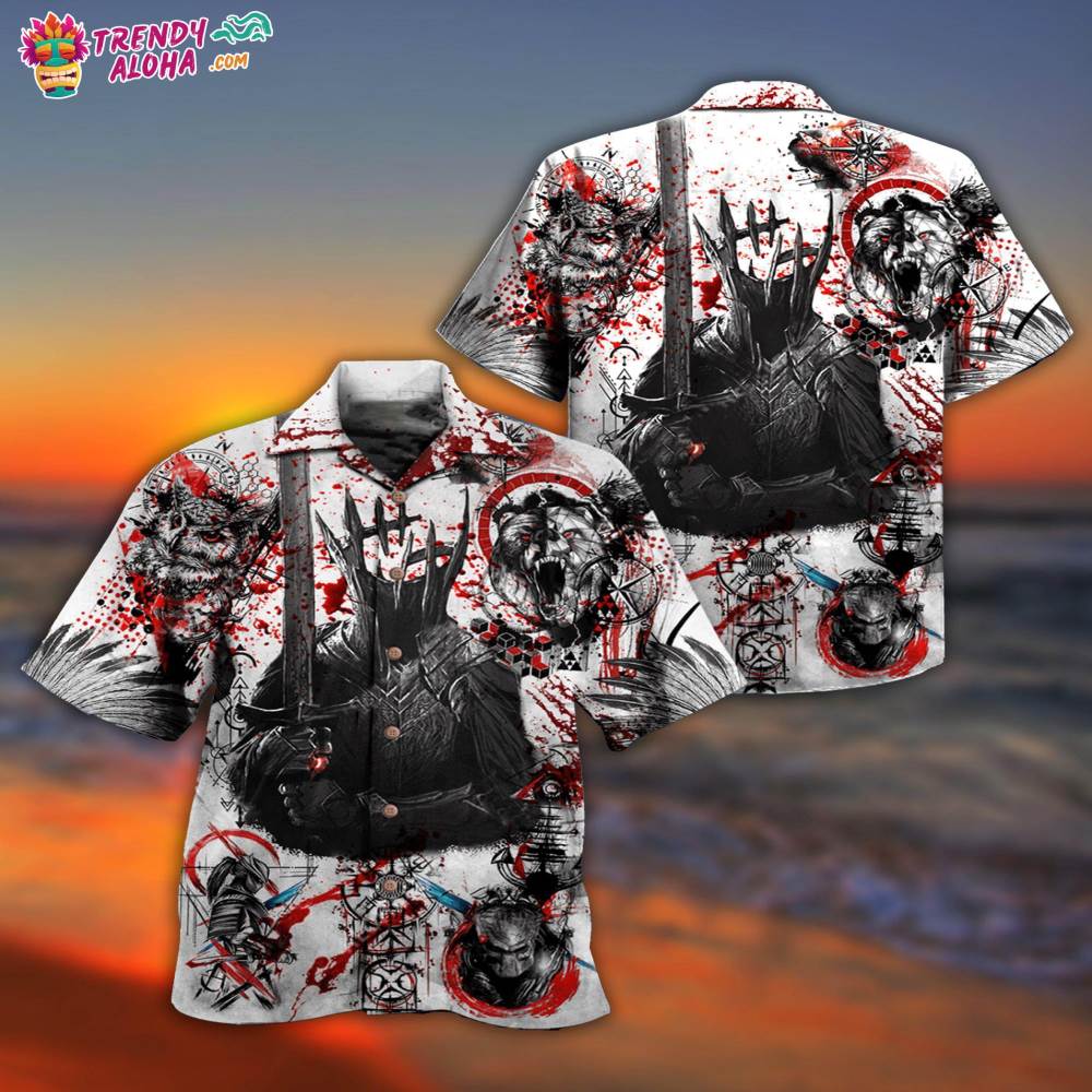 Viking Dare To Fight With Knight Hawaiian Shirt – Trendy Aloha