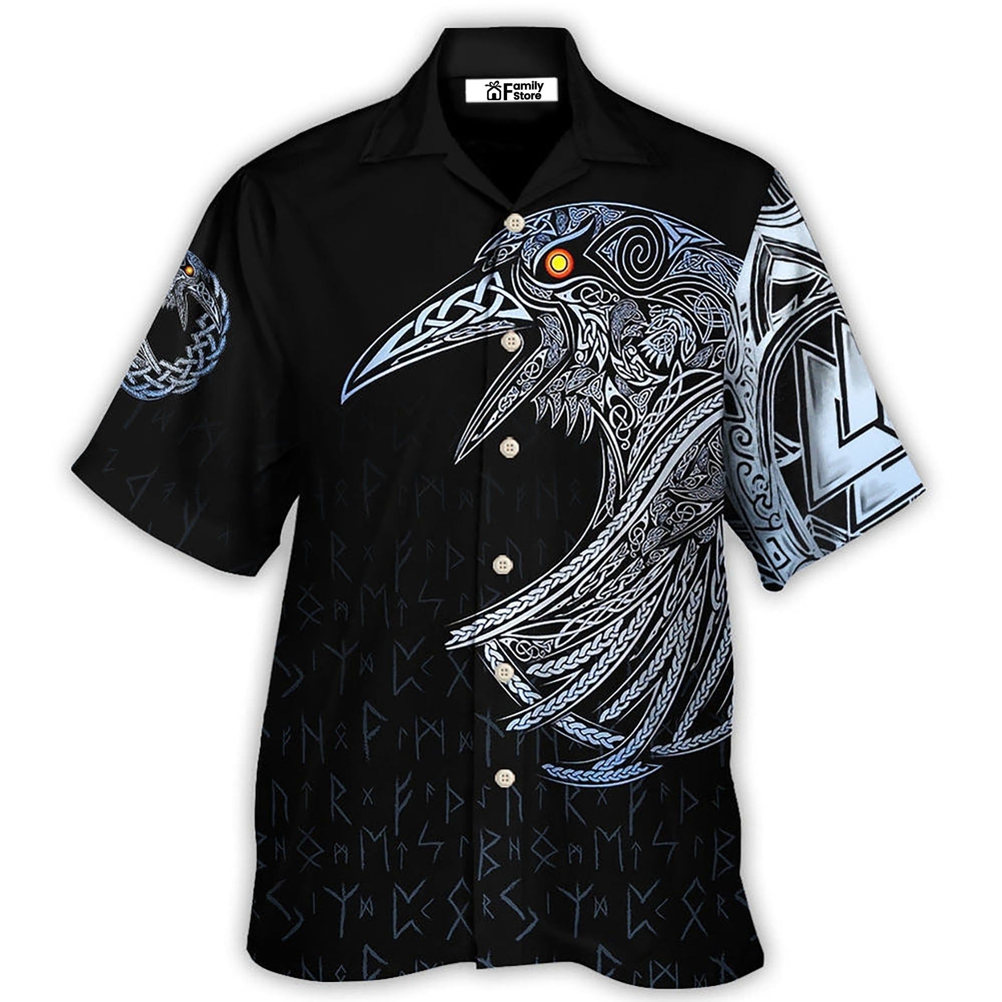 Viking Huginn And Muninn Birds Norse – Hawaiian Shirt