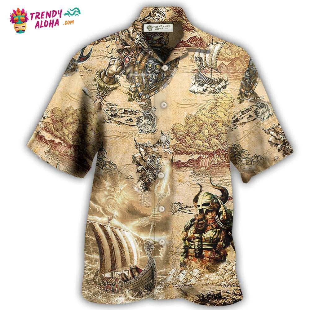 Viking Map War Vintage Hawaiian Shirt – Trendy Aloha Viking Map War Vintage Hawaiian Shirt – Trendy Aloha