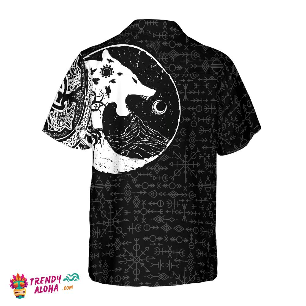 Viking Myths Wolf Hawaiian Shirt