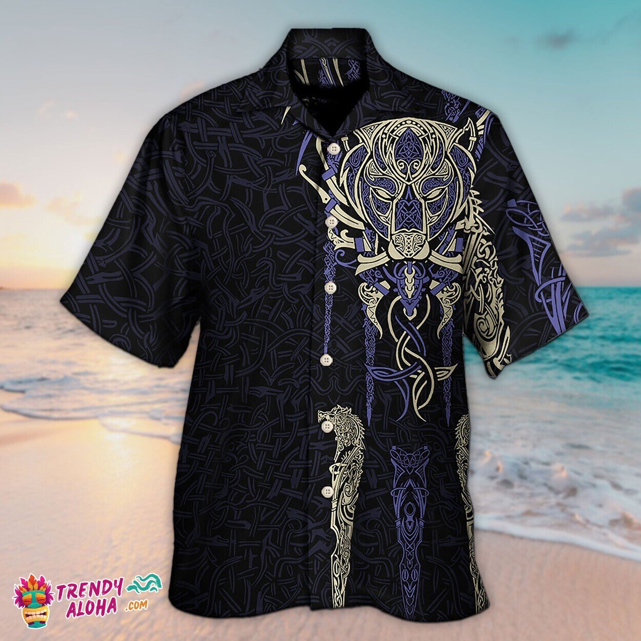 Viking Norse Legends Life Style Custom Unisex Hawaiian Aloha Shirt