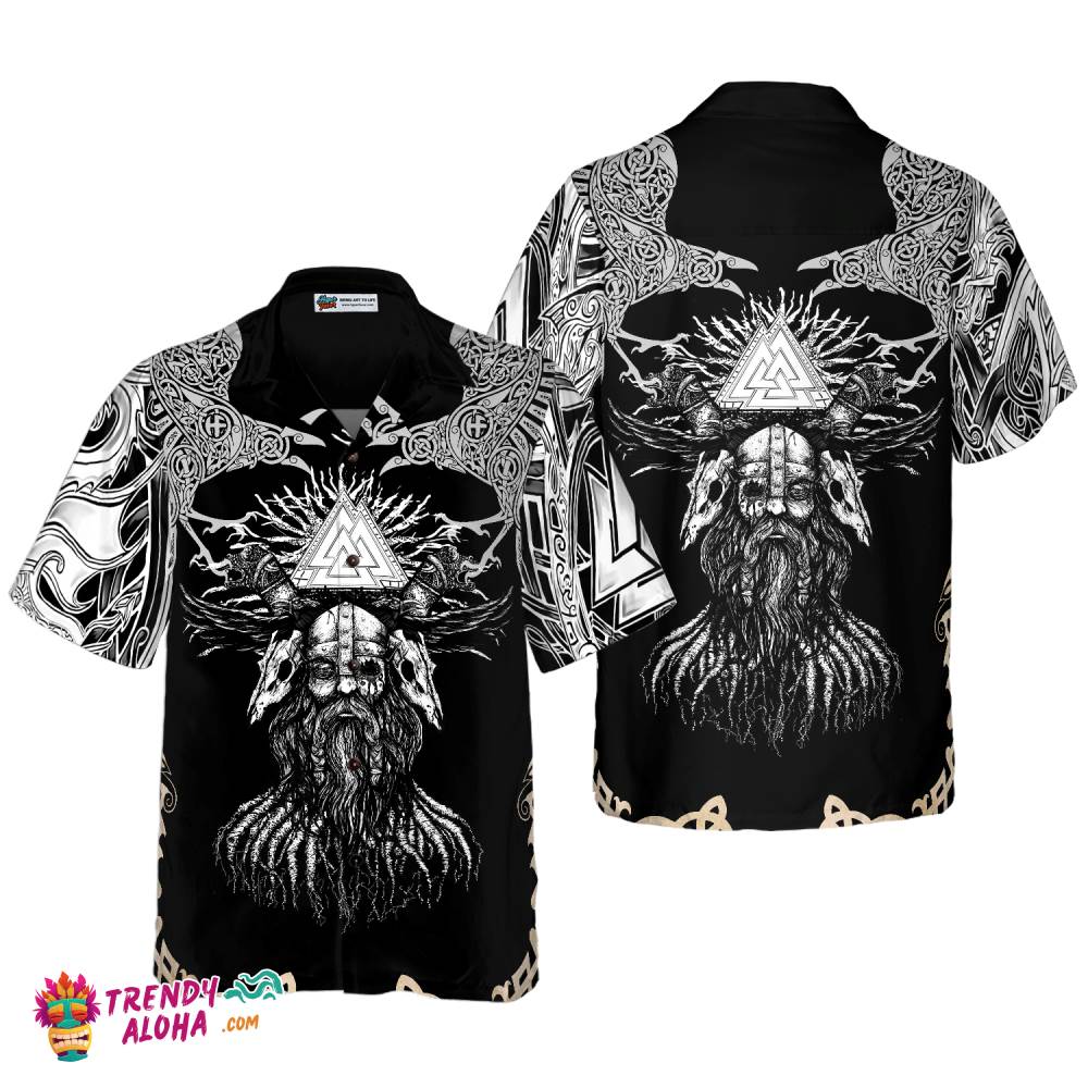 Viking Odin Hawaiian Shirt Viking Odin Hawaiian Shirt