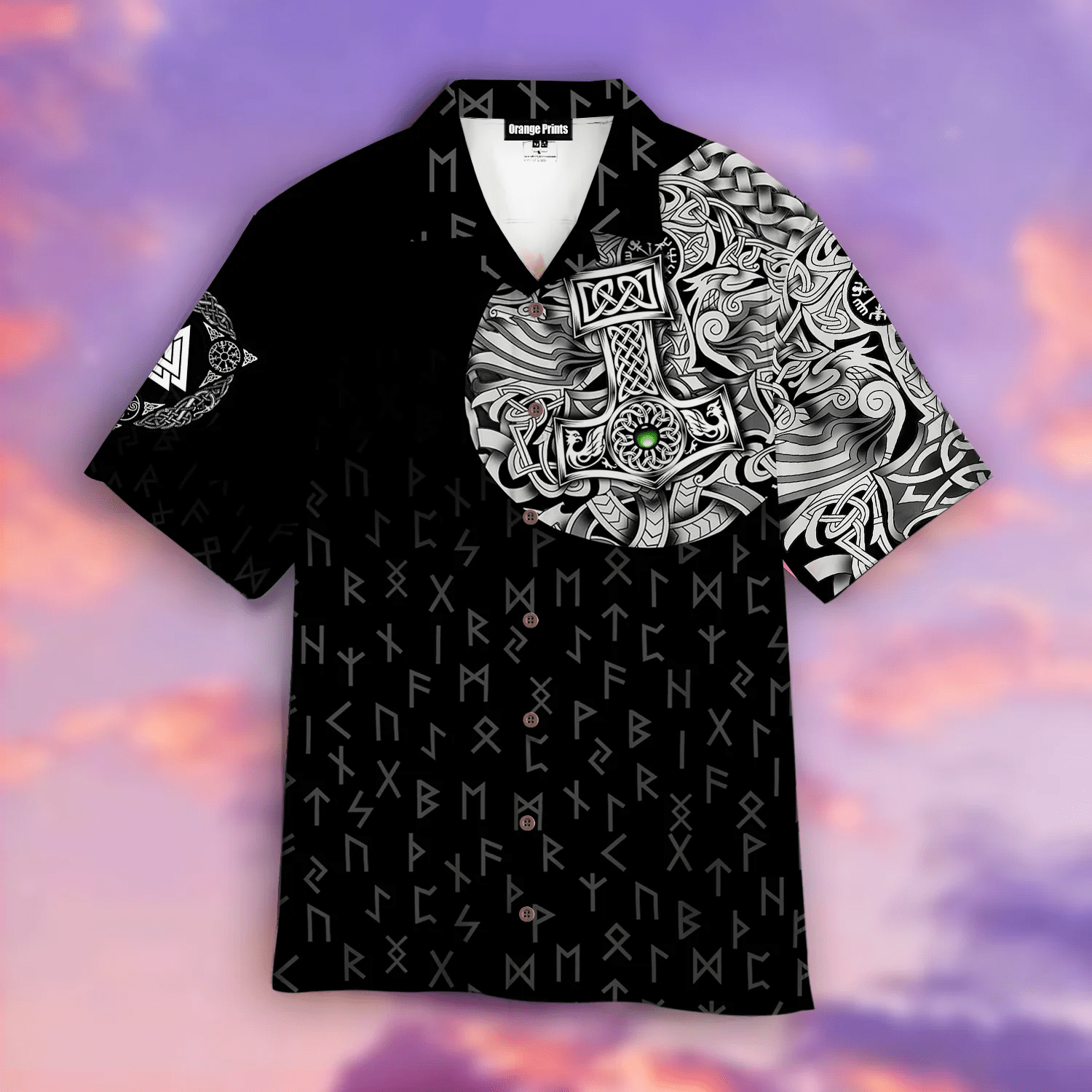 Viking Odin Norse Valhalla Hawaiian Shirt For