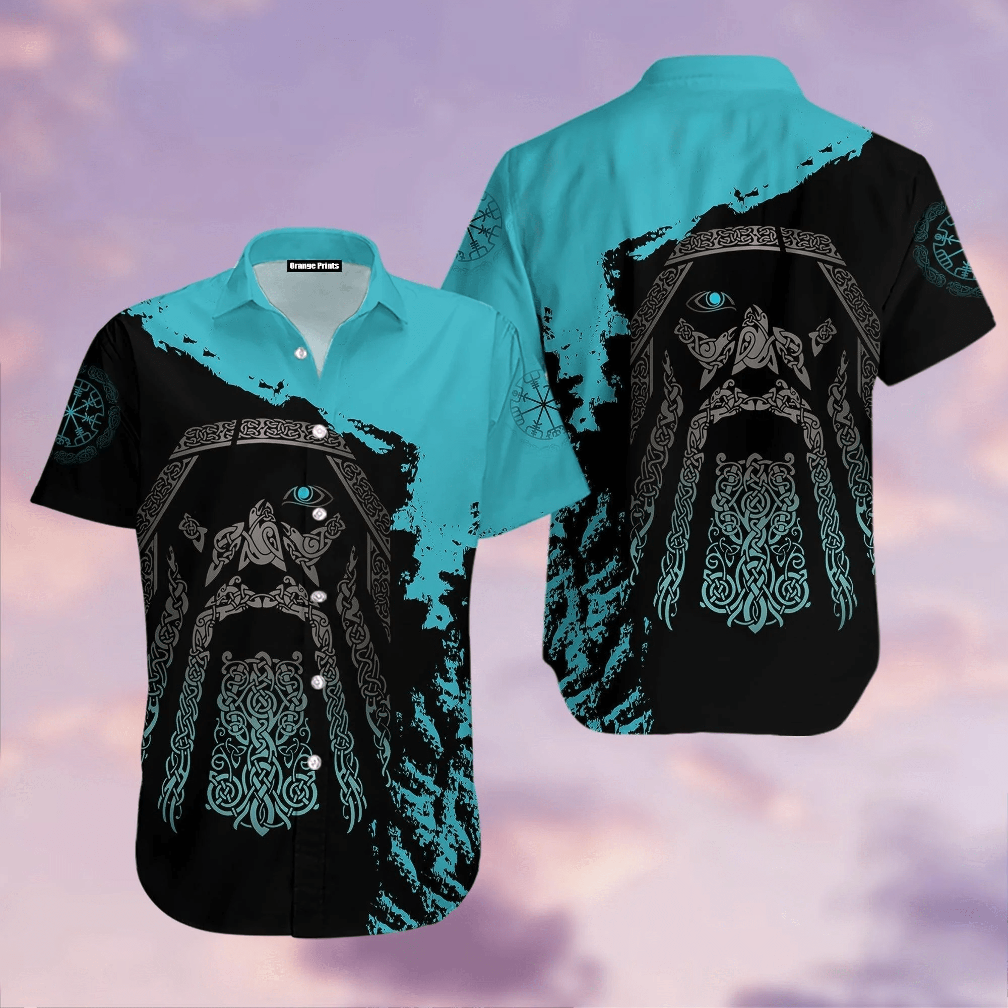 Viking Odin Trendy Hawaiian Shirt For