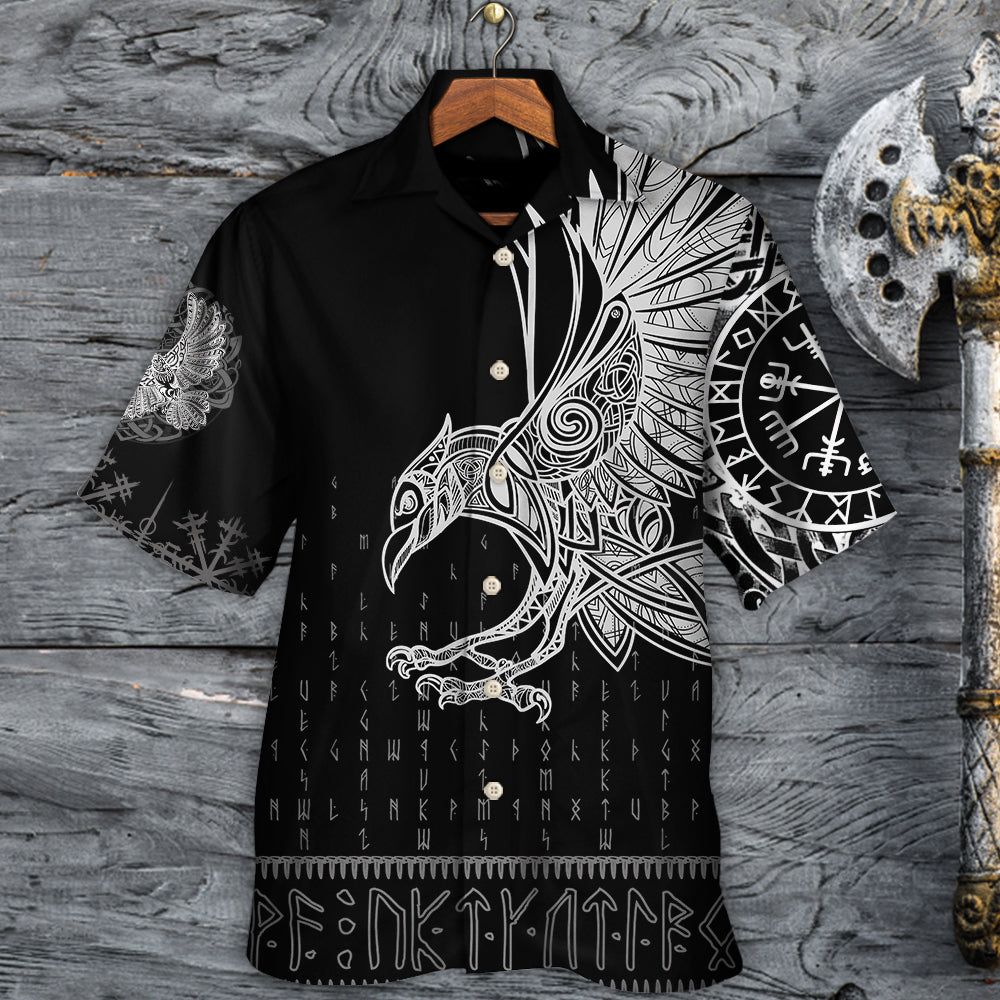 Viking Raven Odin Victory Hawaiian Shirt