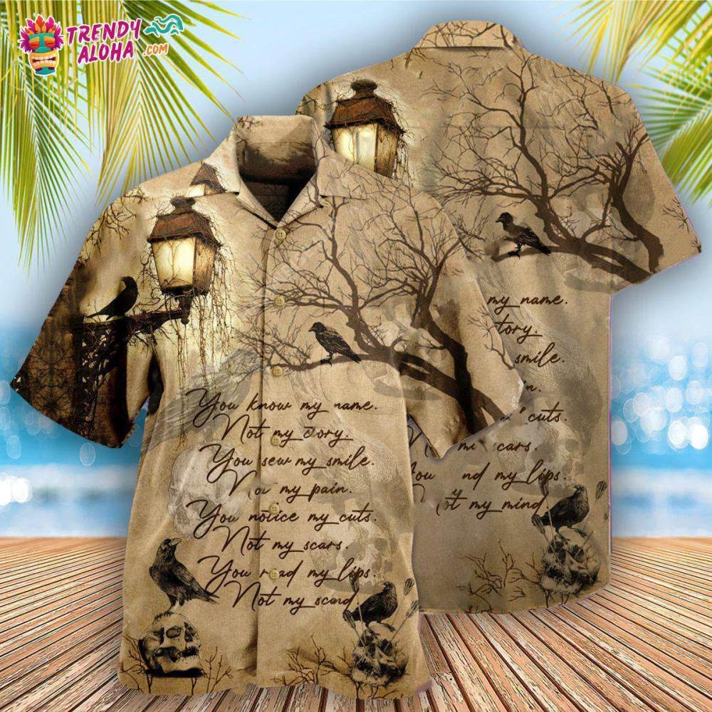 Viking Raven You Know My Name Not My Story Hawaiian Shirt – Trendy Aloha