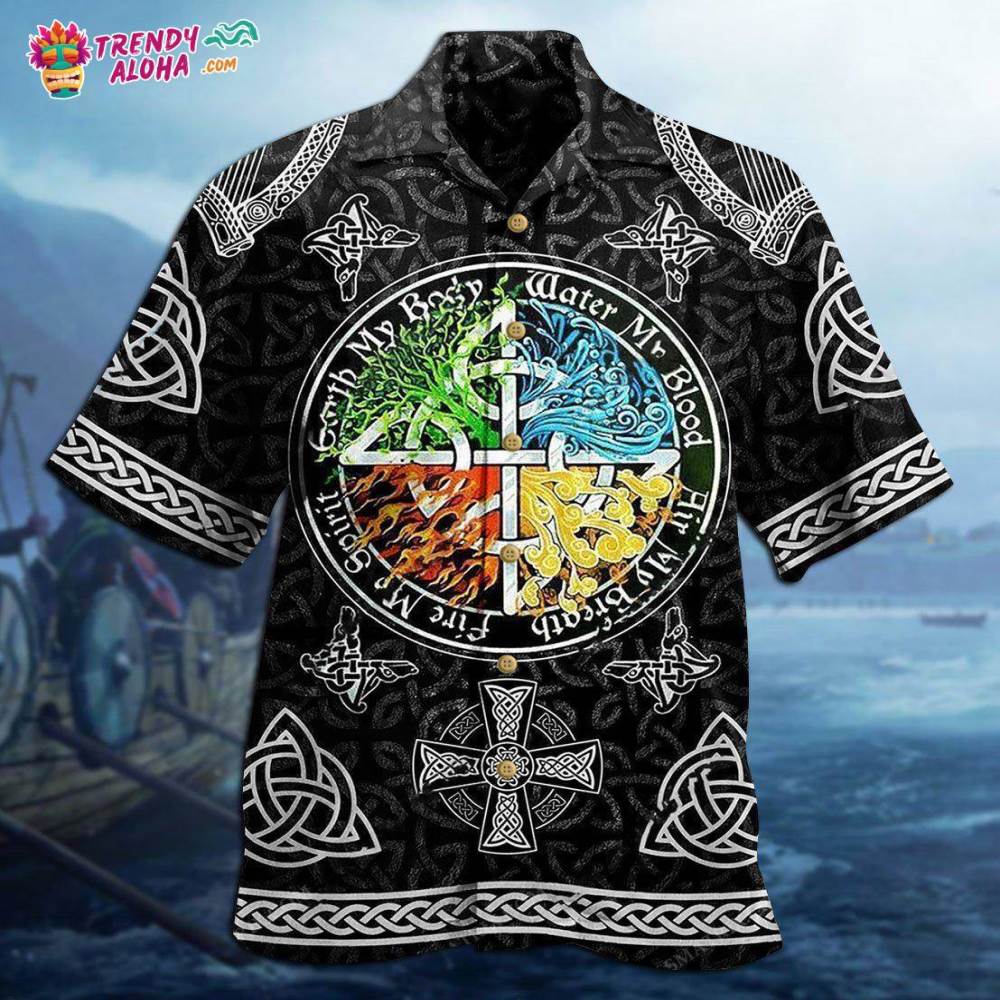 Viking Sign My Blood Hawaiian Shirt – Trendy Aloha