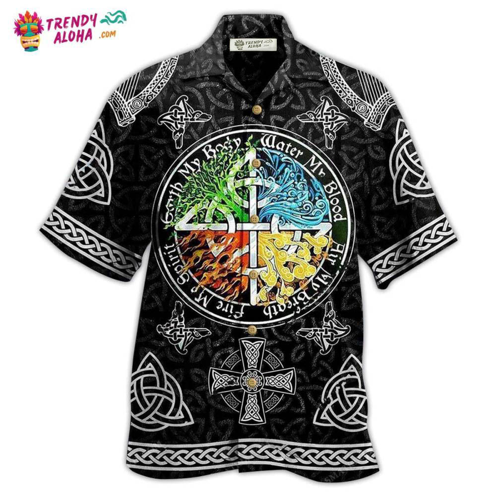Viking Sign My Blood Hawaiian Shirt – Trendy Aloha
