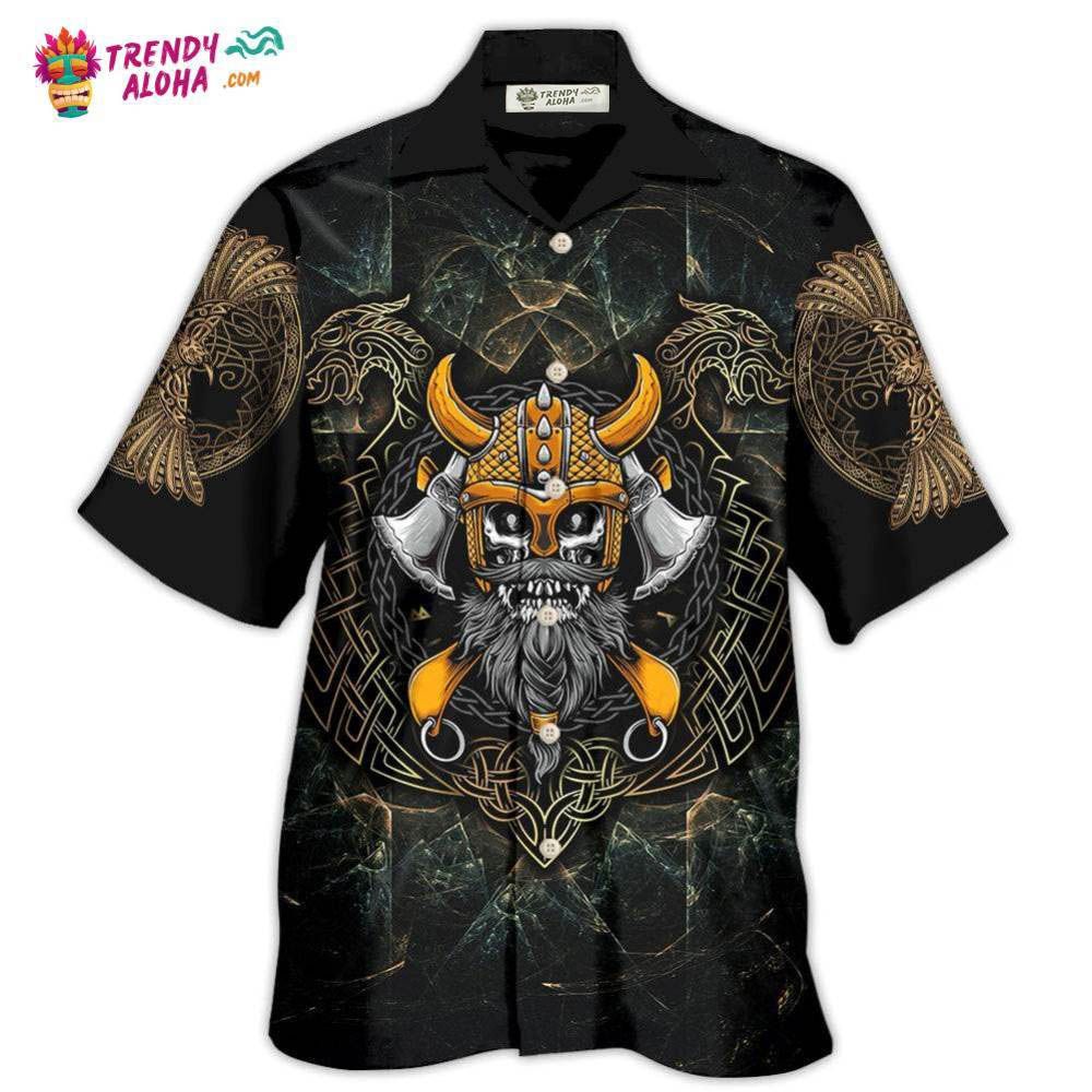Viking Skull King Darkness Hawaiian Shirt – Trendy Aloha Viking Skull King Darkness Hawaiian Shirt – Trendy Aloha