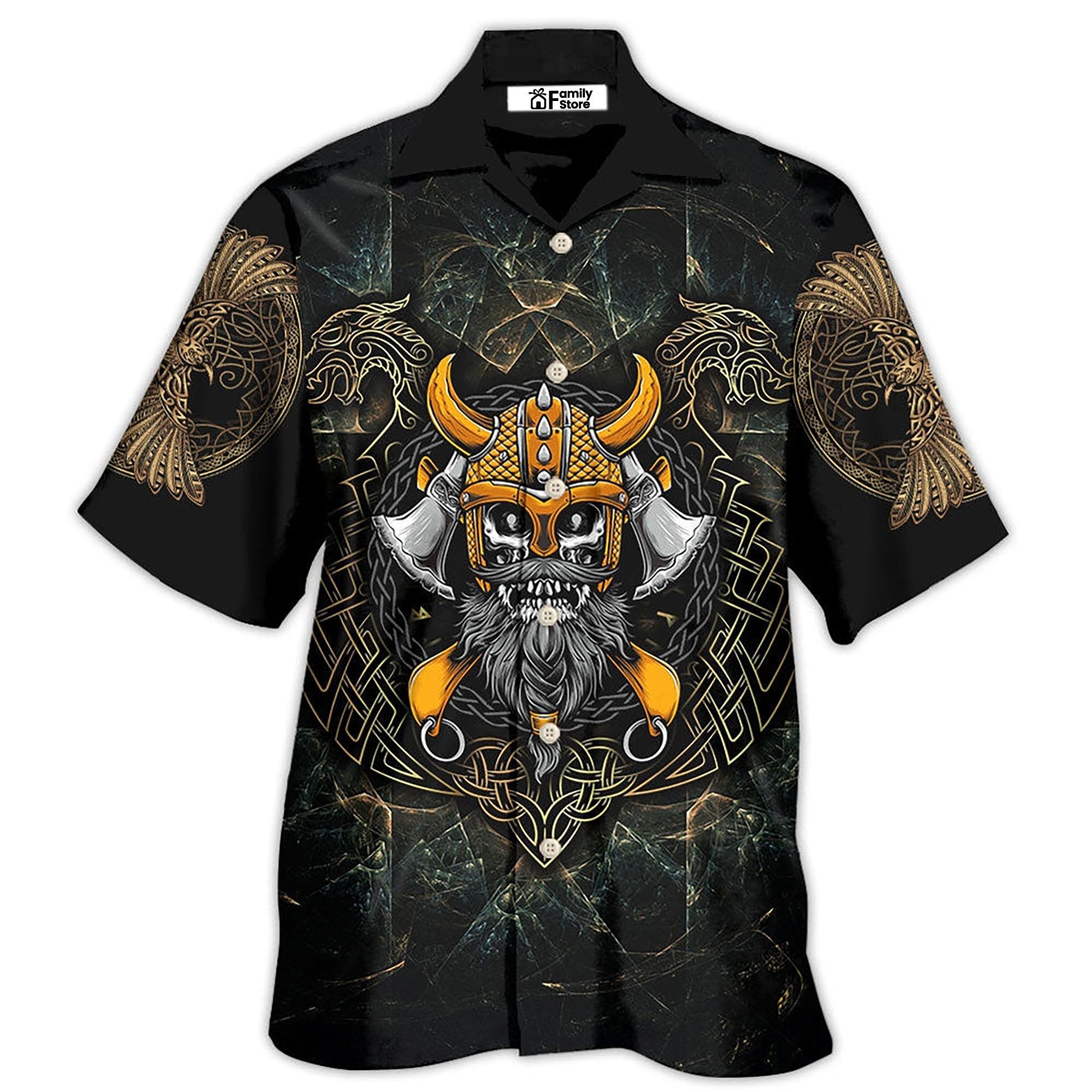 Viking Skull King Darkness Hawaiian Shirt Viking Skull King Darkness Hawaiian Shirt