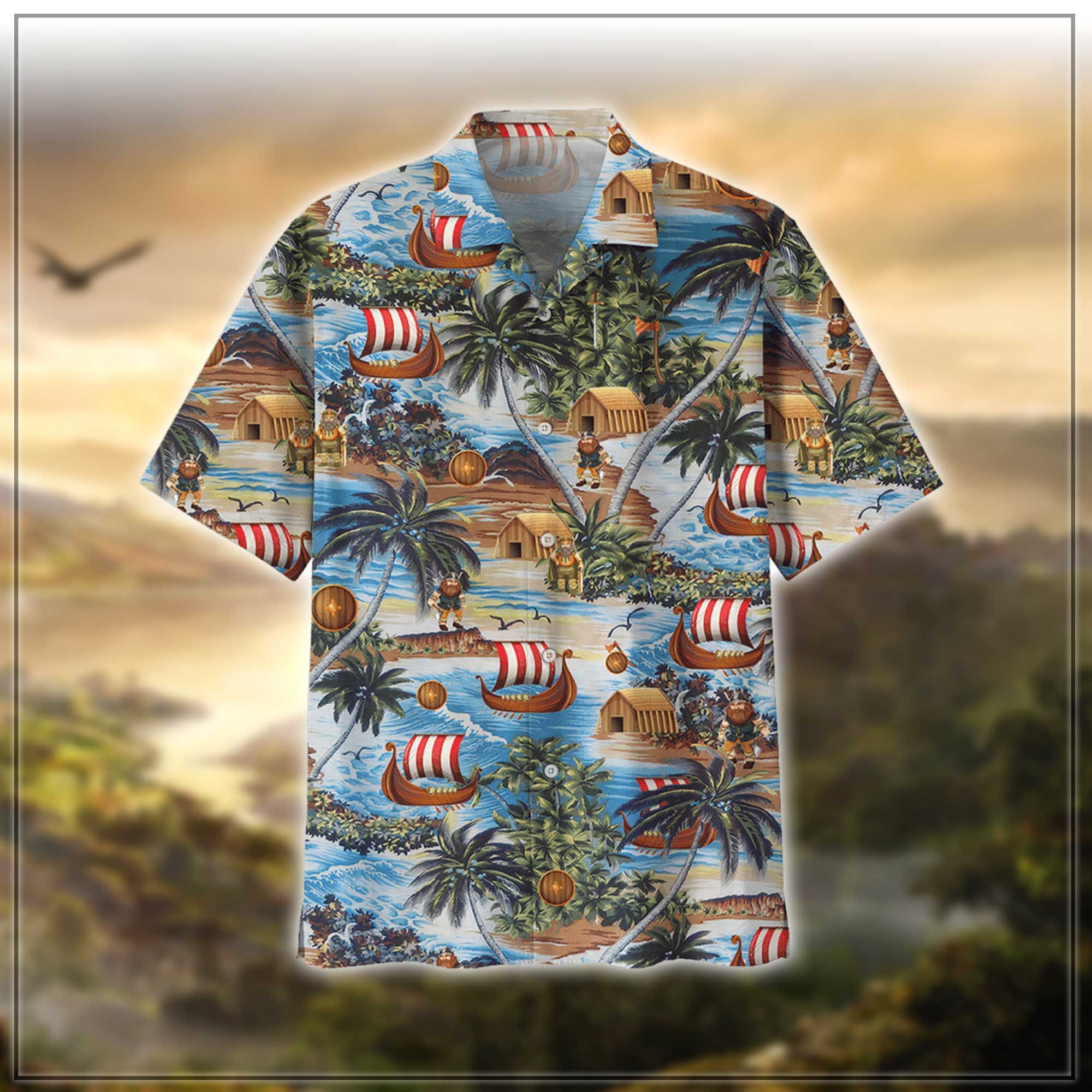 Viking Trendy Hawaiian Shirt