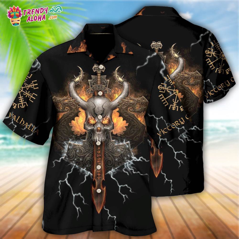 Viking Victory In Life Hawaiian Shirt – Trendy Aloha