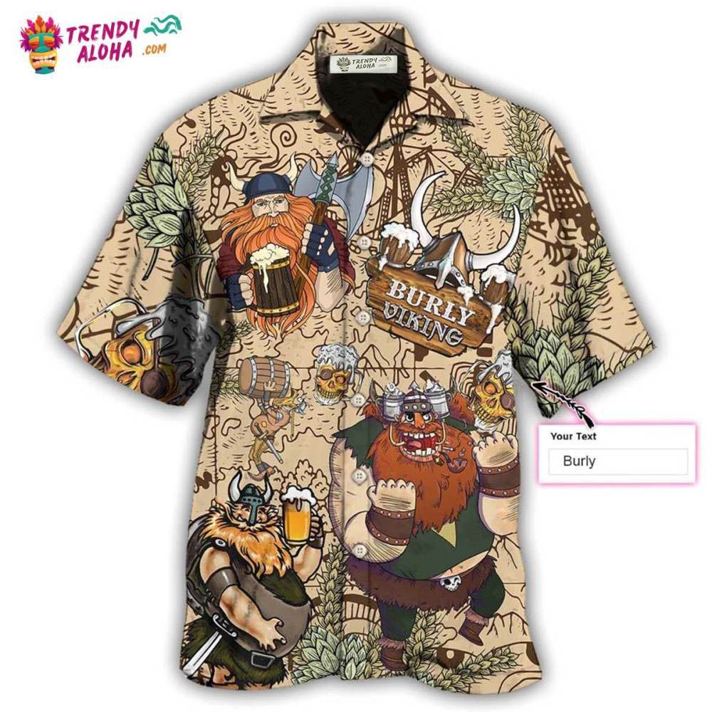 Viking Victory Style Personalized Hawaiian Shirt – Trendy Aloha