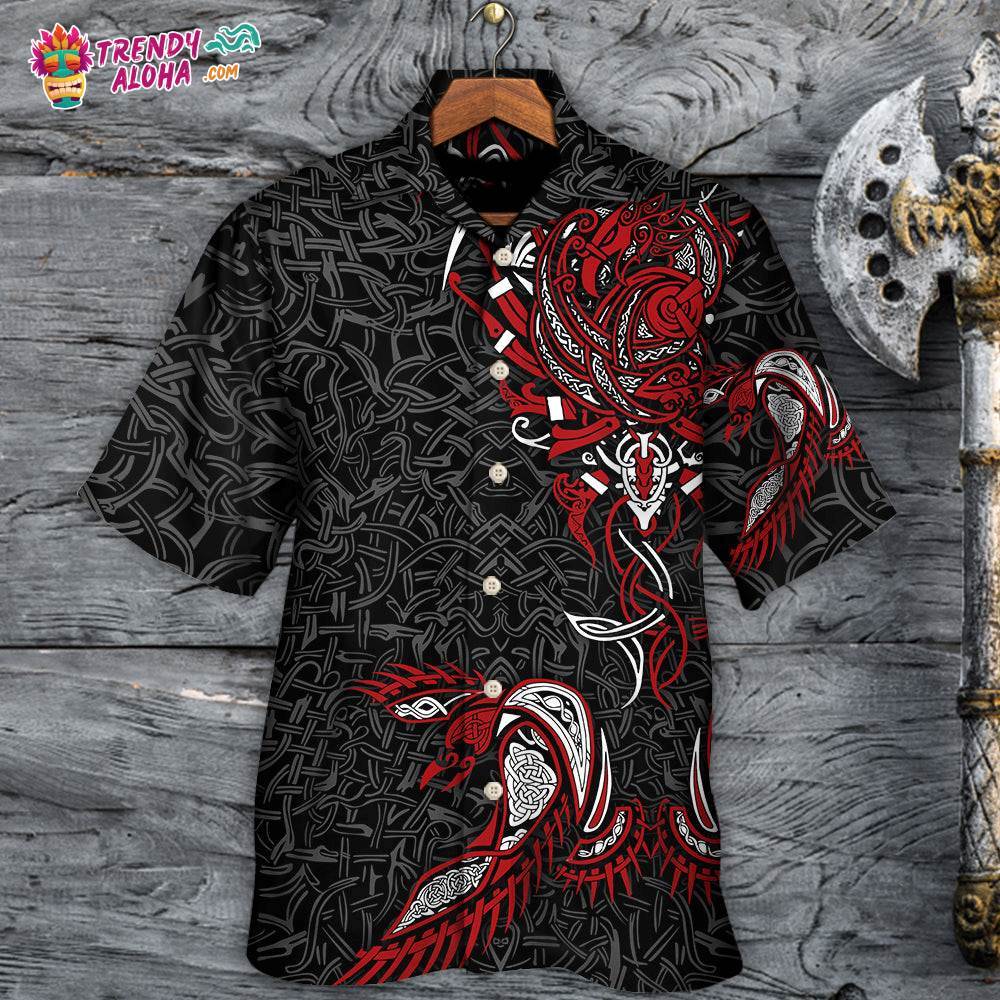 Viking War Raven Life Style Hawaiian Shirt – Trendy Aloha
