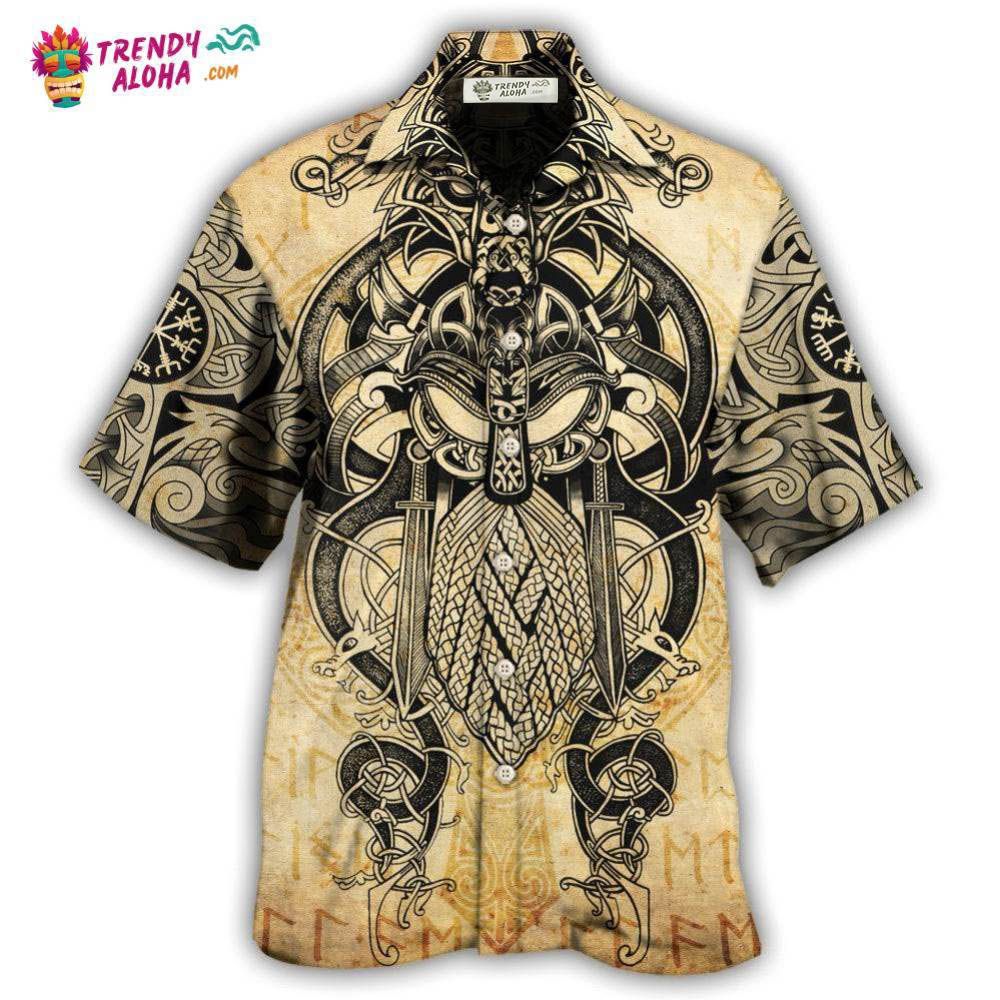 Viking Warrior Blood Pattern Cool Style Hawaiian Shirt – Trendy Aloha Viking Warrior Blood Pattern Cool Style Hawaiian Shirt – Trendy Aloha