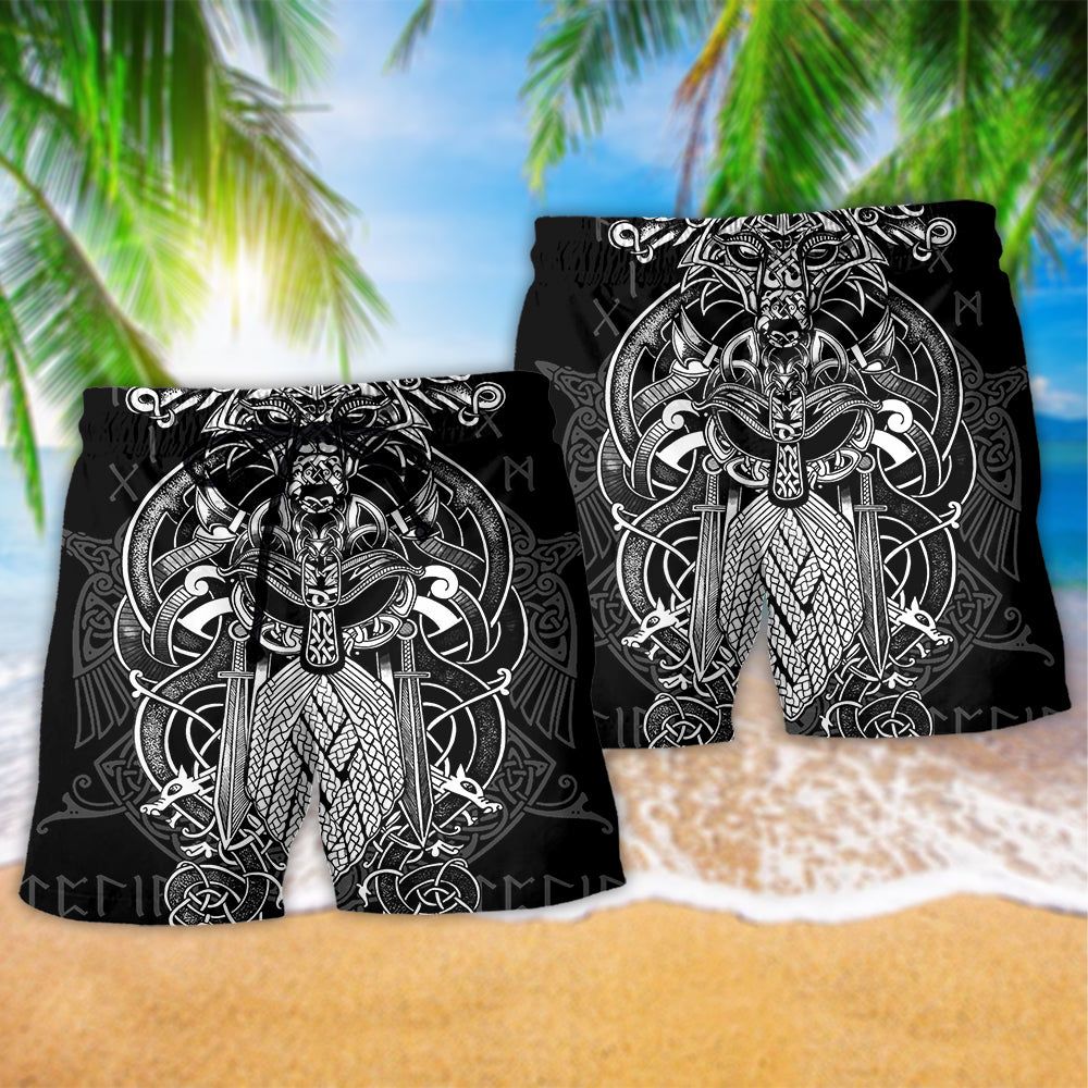 Viking Warrior Blood So Amazing Viking Trendy Aloha Hawaiian Beach Shorts