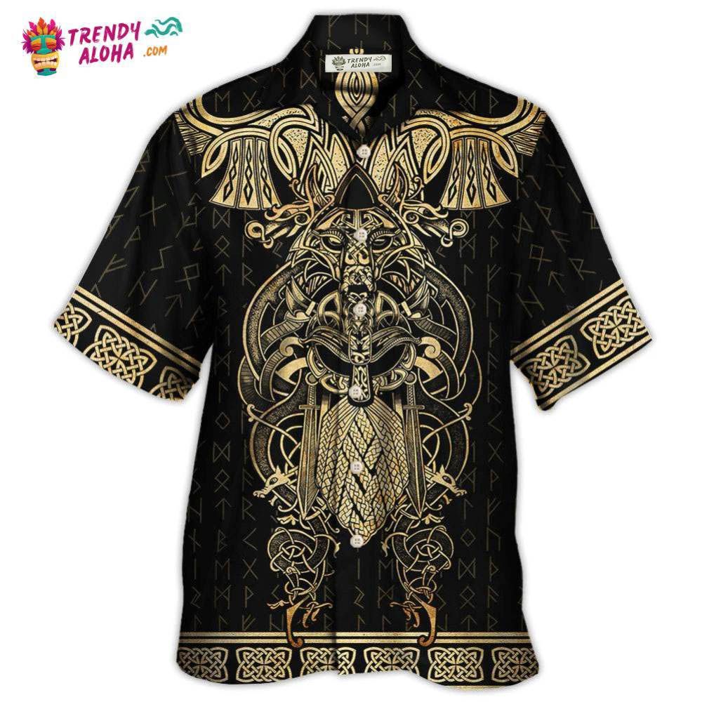 Viking Warrior The Raven Yellow Of Odin Hawaiian Shirt – Trendy Aloha Viking Warrior The Raven Yellow Of Odin Hawaiian Shirt – Trendy Aloha
