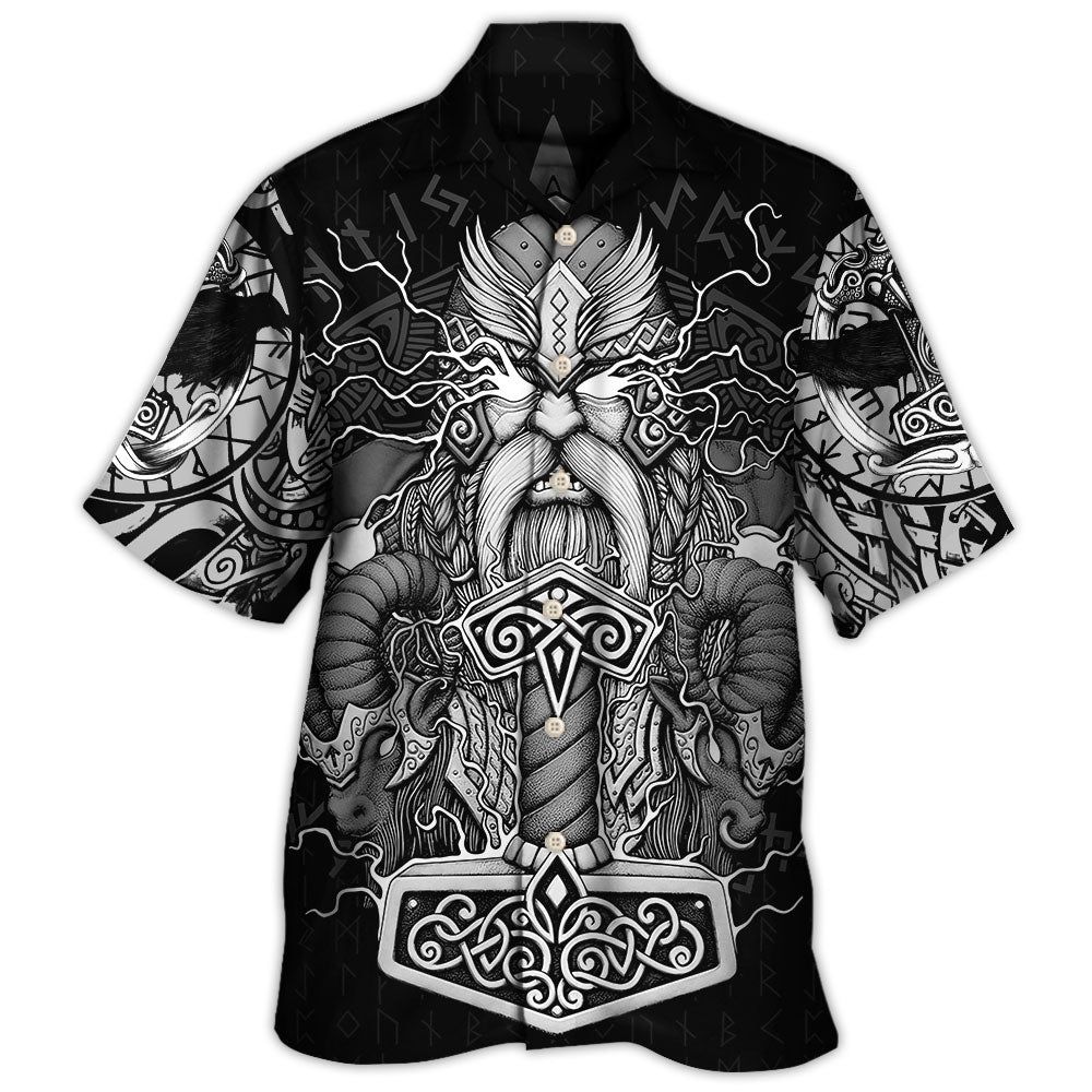 Viking Warrior Thor God Of Thunder Hawaiian Shirt