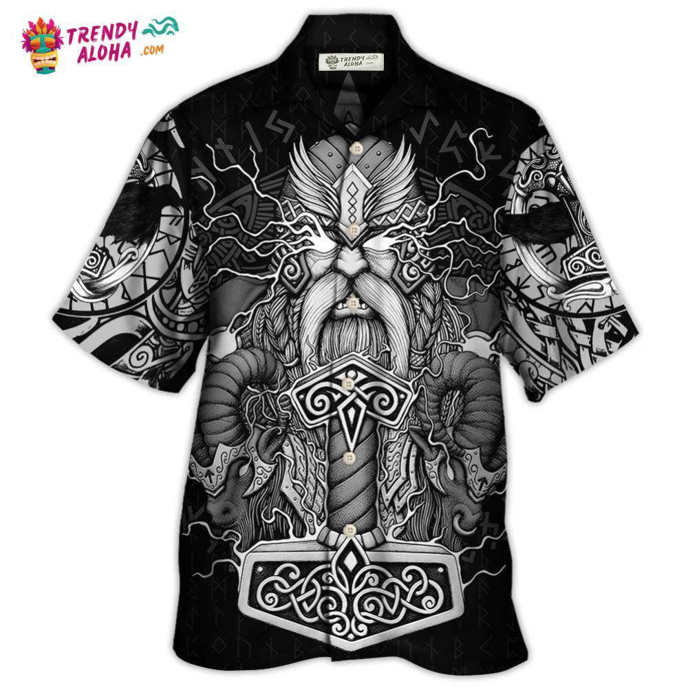 Viking Warrior Thor God Of Thunder Hawaiian Shirt – Trendy Aloha Viking Warrior Thor God Of Thunder Hawaiian Shirt – Trendy Aloha