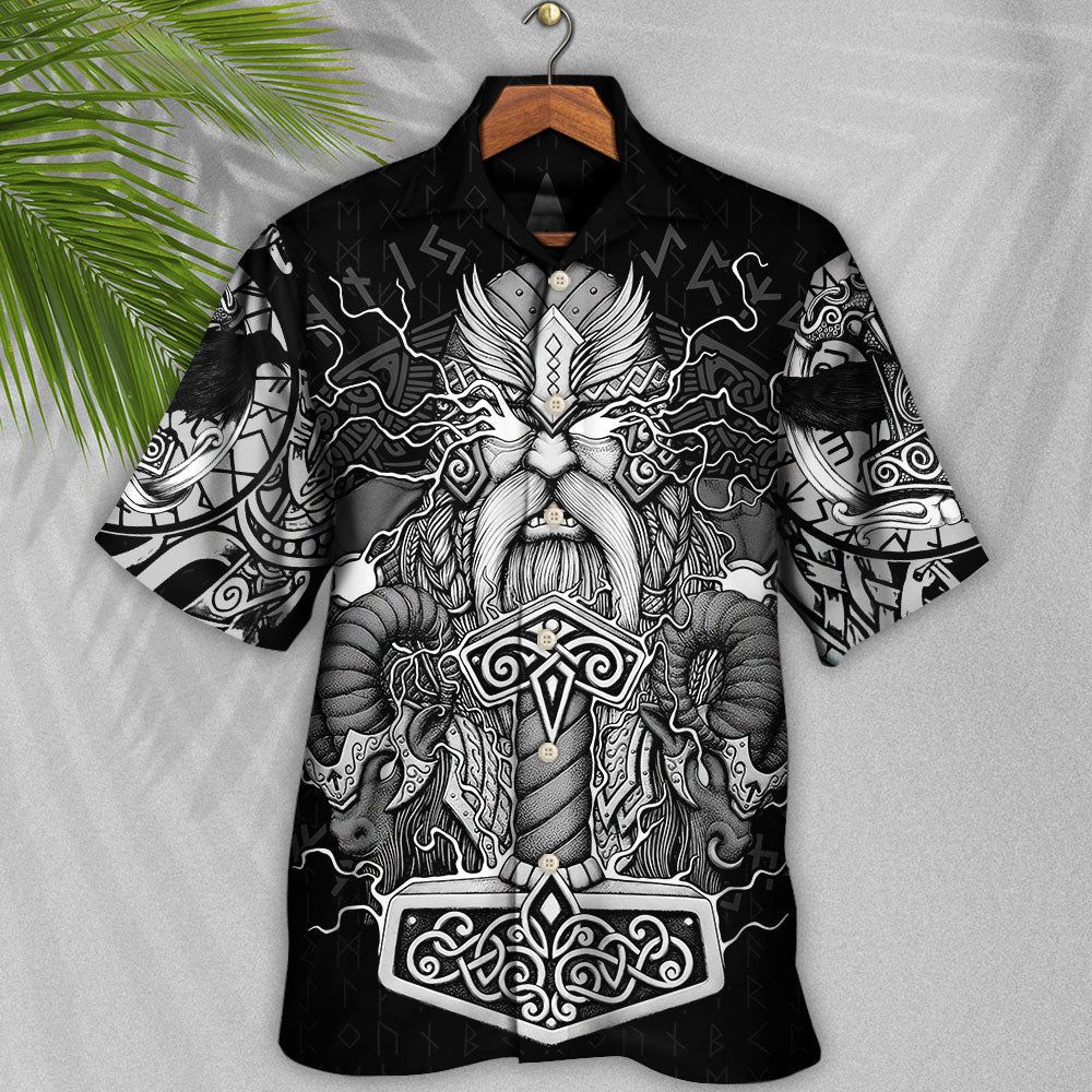 Viking Warrior Thor God Of Thunder Hawaiian Shirt Viking Warrior Thor God Of Thunder Hawaiian Shirt