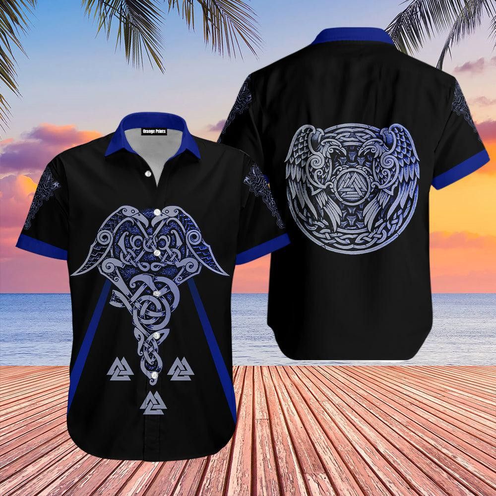 Vikings Tattoo Trendy Hawaiian Shirt For