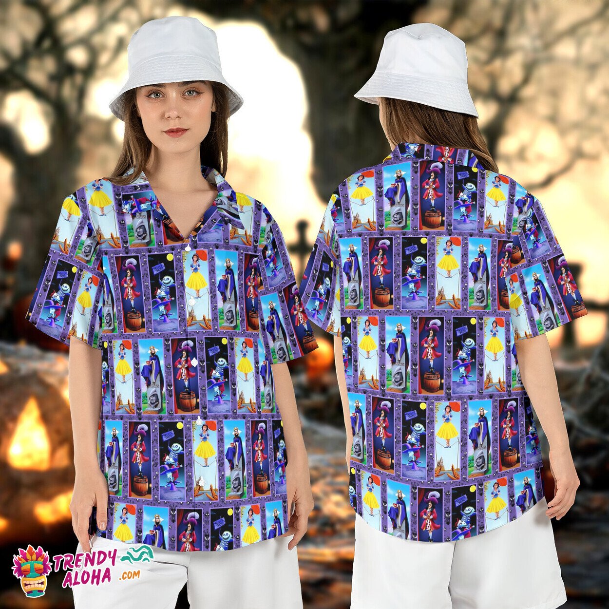 Villains Haunted Mansion Stretching Rooms Disney Halloween Top