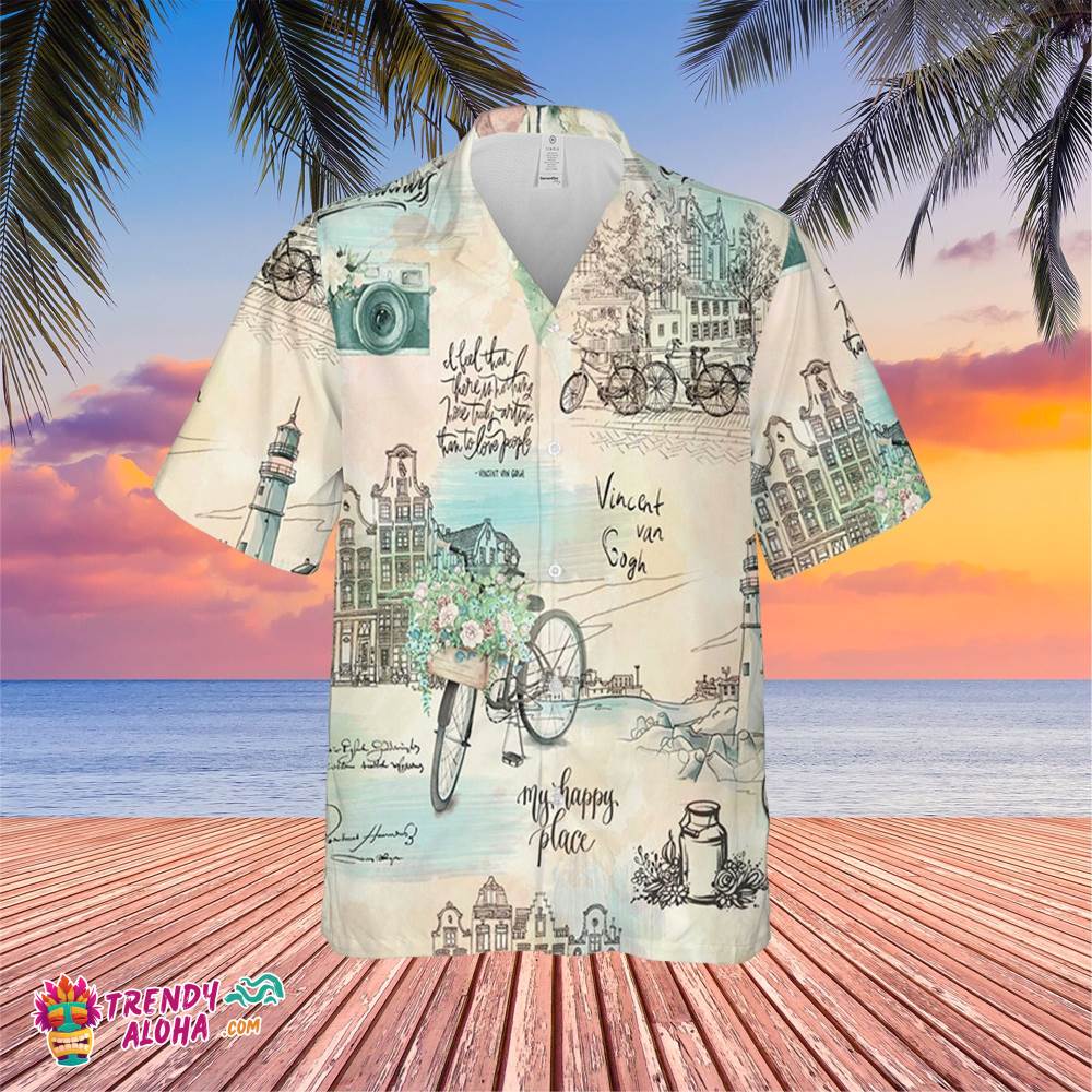 Vincent Van Gogh Trending Hawaiian Shirt, Summer Vacation Hawaiian Shirt