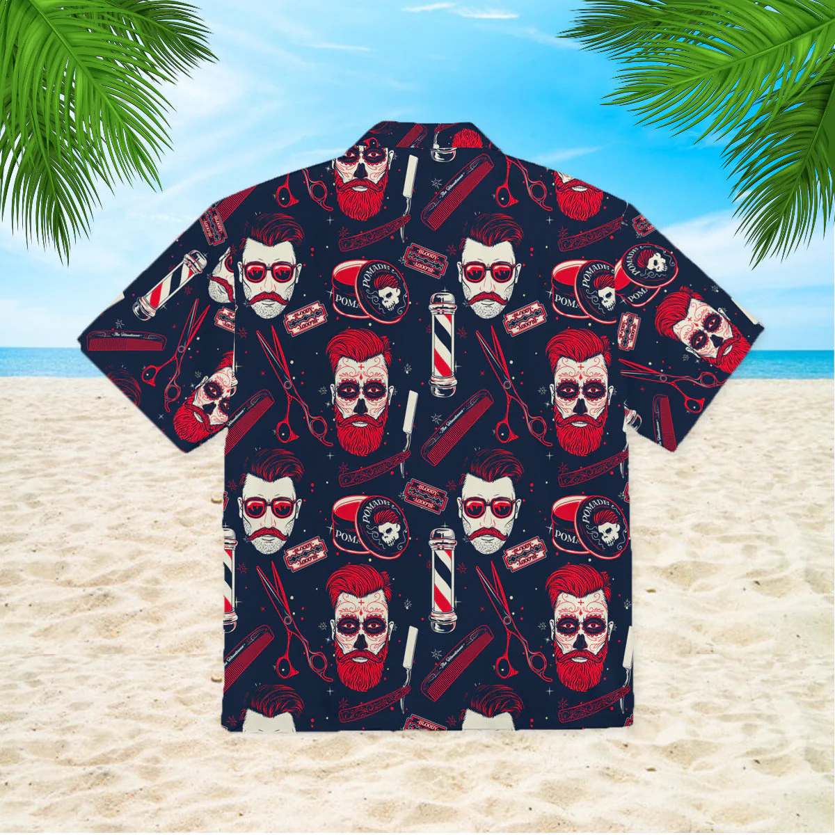 Vintage Barber Shop Trendy Hawaiian Shirt